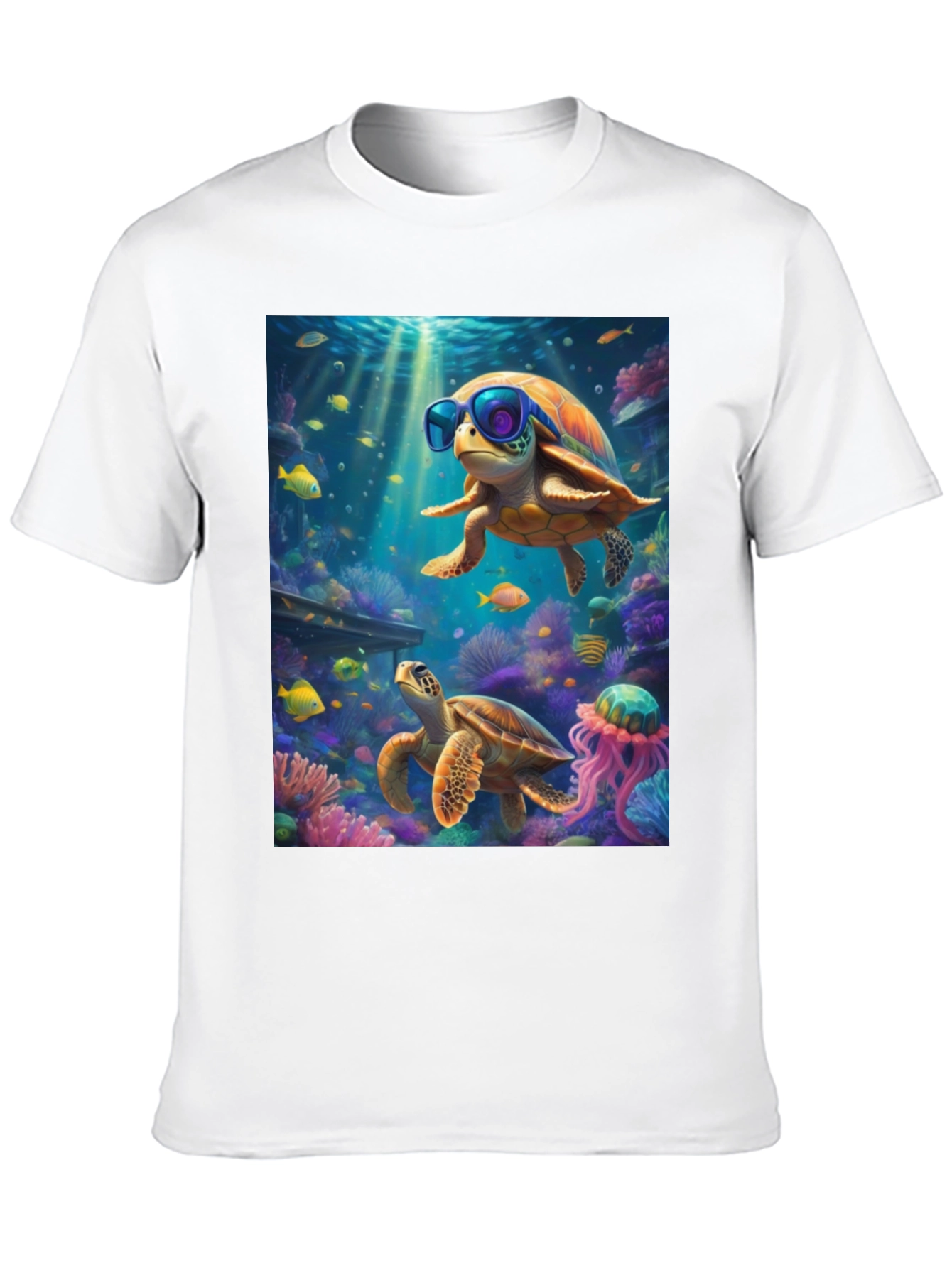 Cool Turtle Graphic Tee