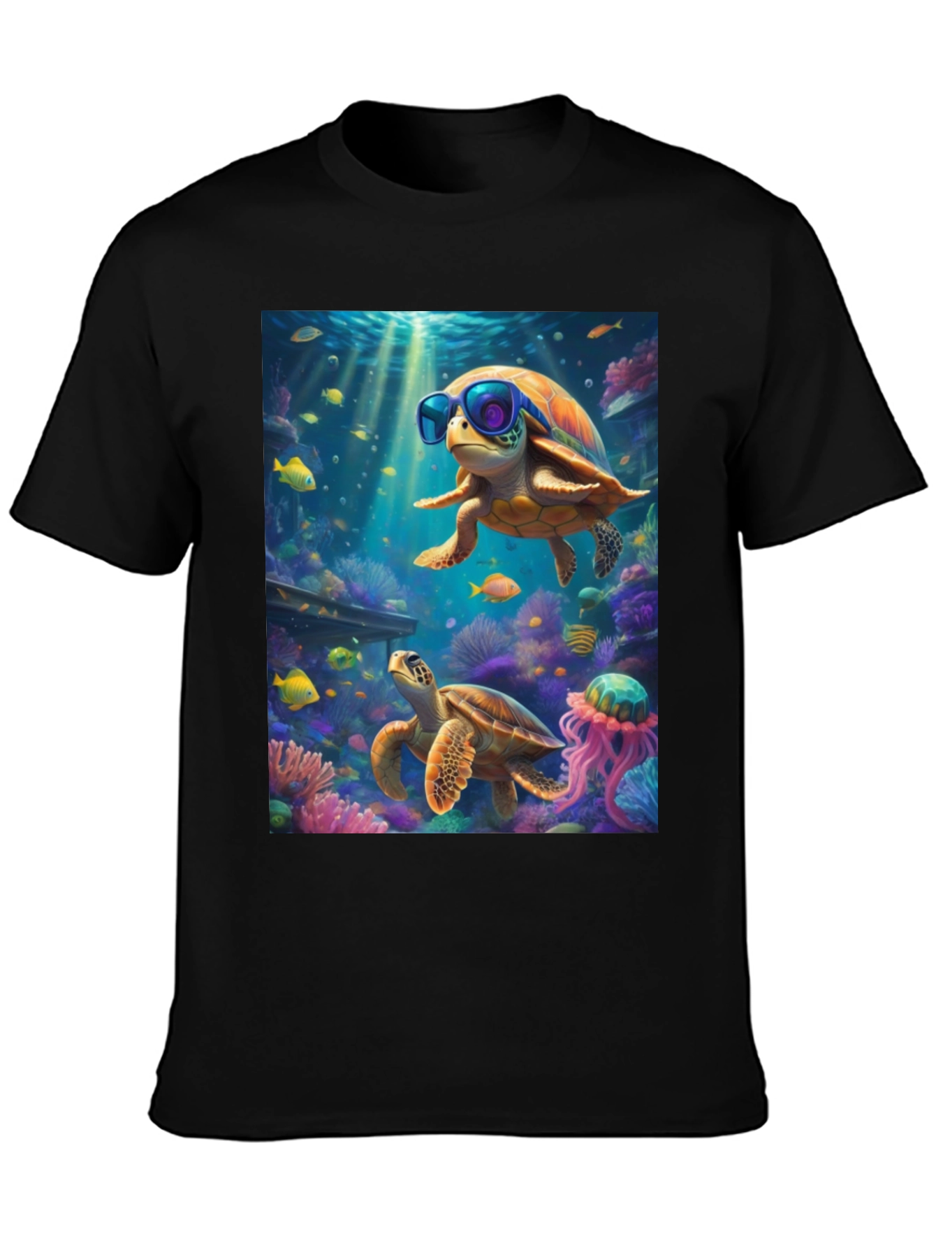 Cool Turtle Graphic Tee
