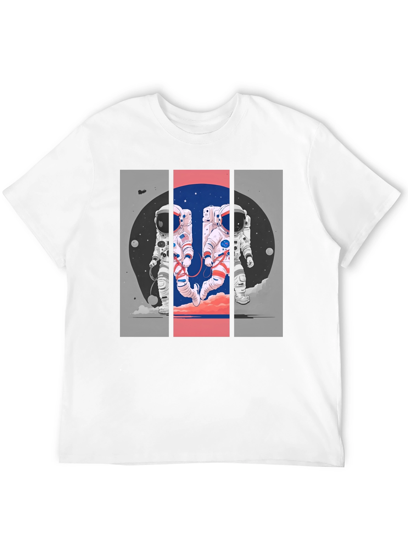 Astronaut Duo Graphic T-Shirt