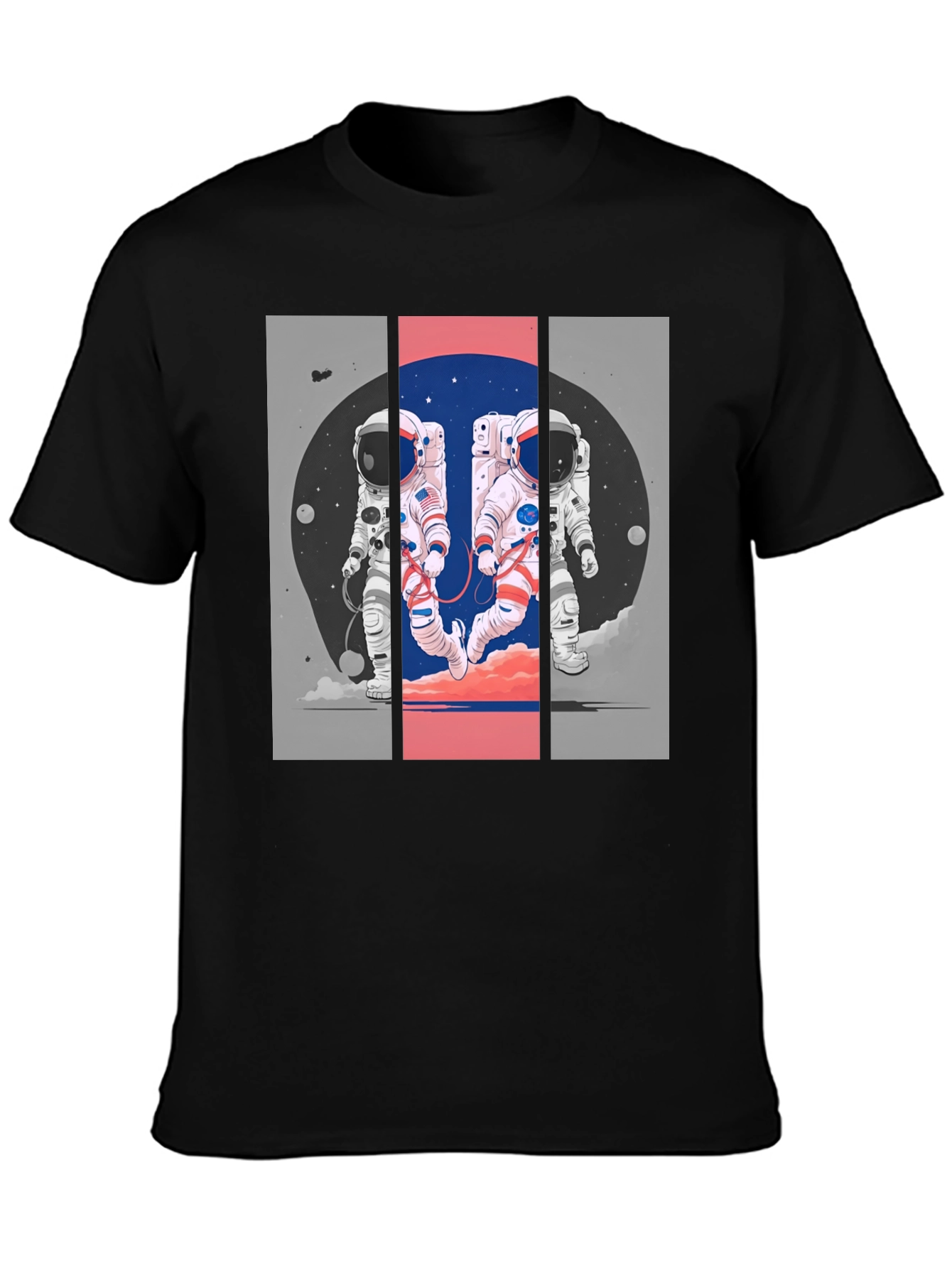 Astronaut Duo Graphic T-Shirt