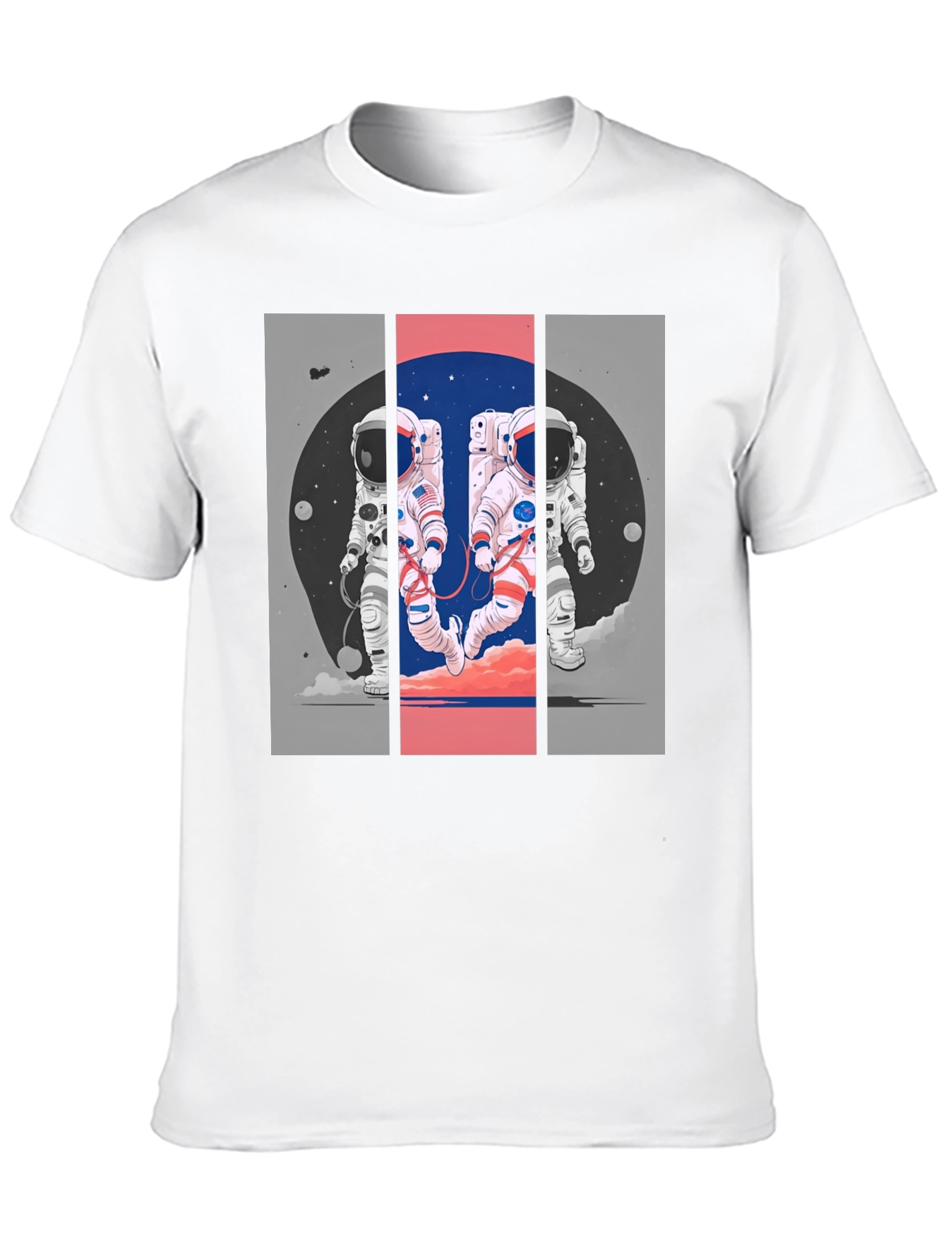 Astronaut Duo Graphic T-Shirt