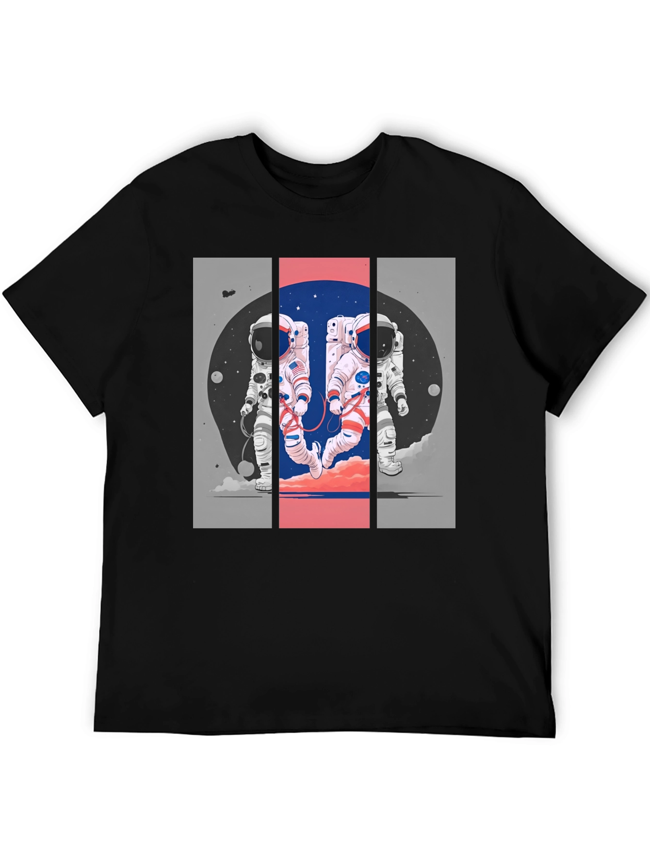 Astronaut Duo Graphic T-Shirt