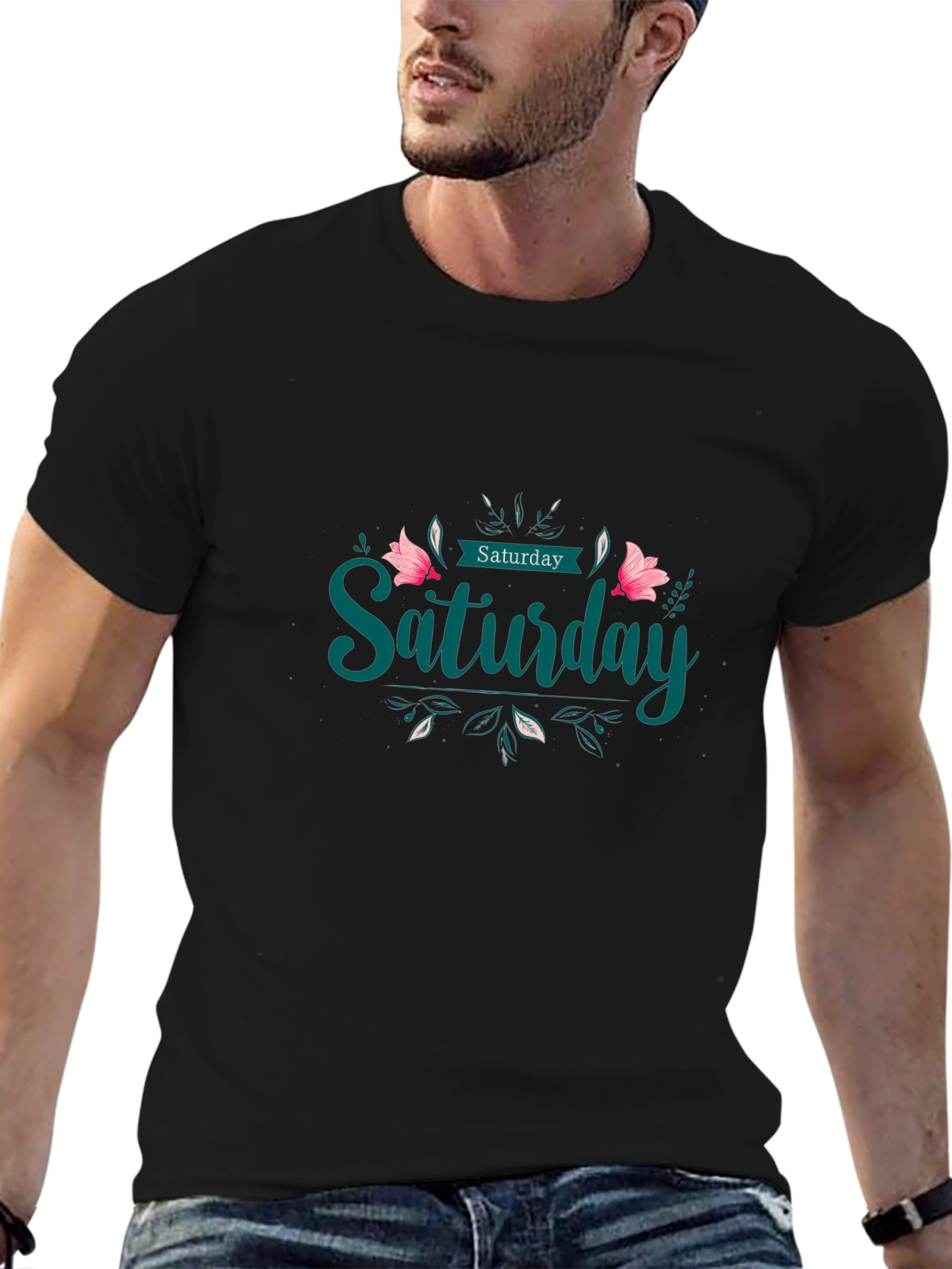 Saturday Graphic Tee - Weekend Vibes