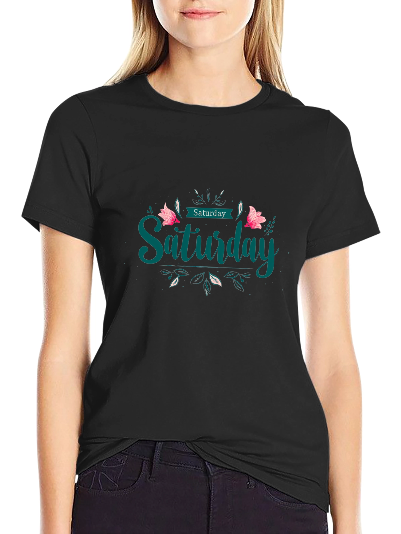 Saturday Graphic Tee - Weekend Vibes
