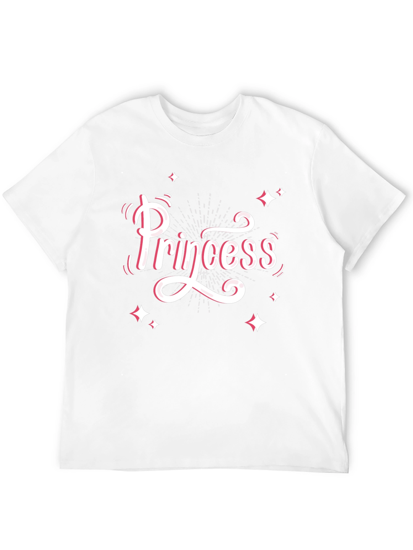 Princess Graphic Tee - Stylish Black Cotton T-Shirt