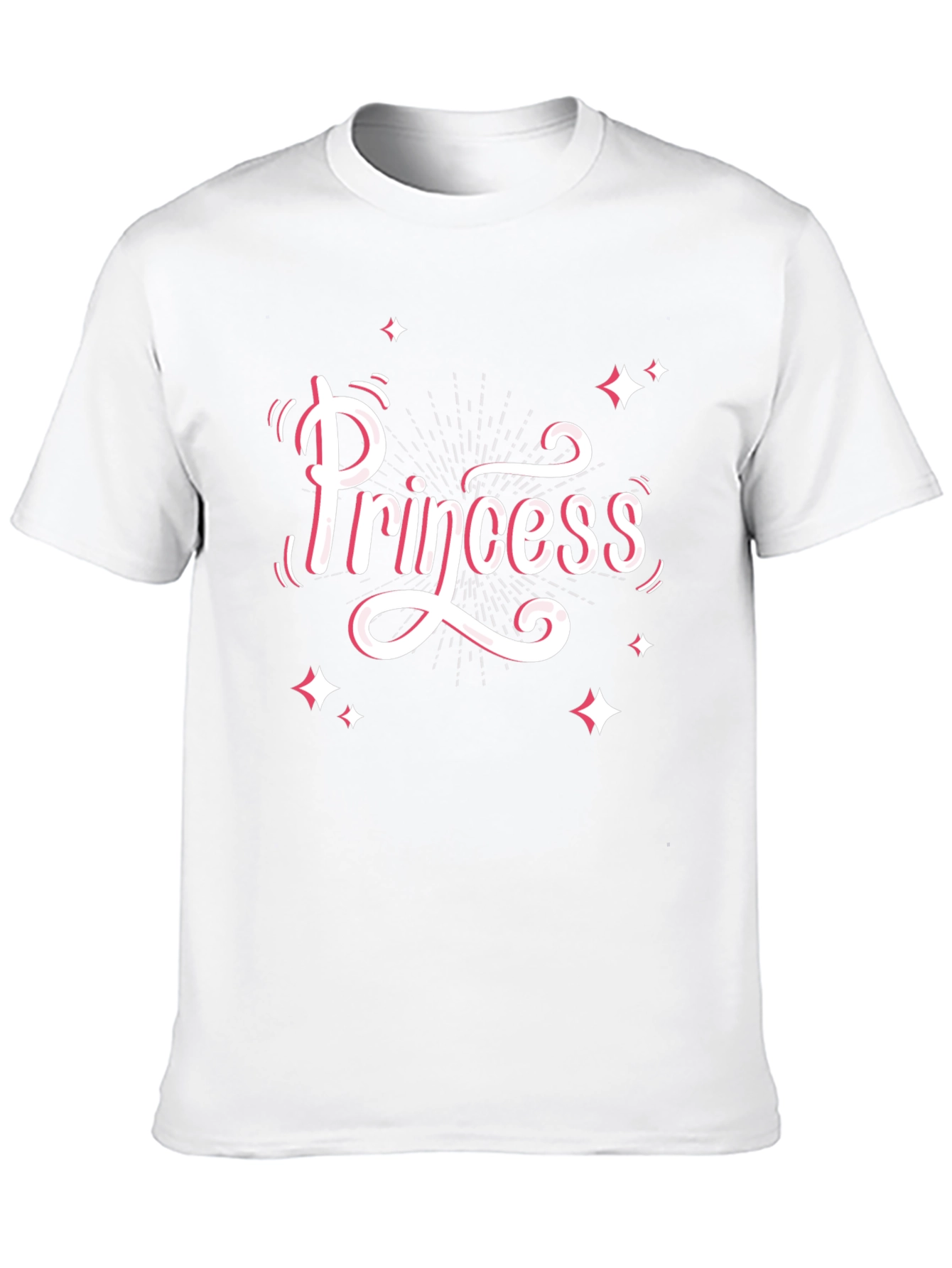 Princess Graphic Tee - Stylish Black Cotton T-Shirt