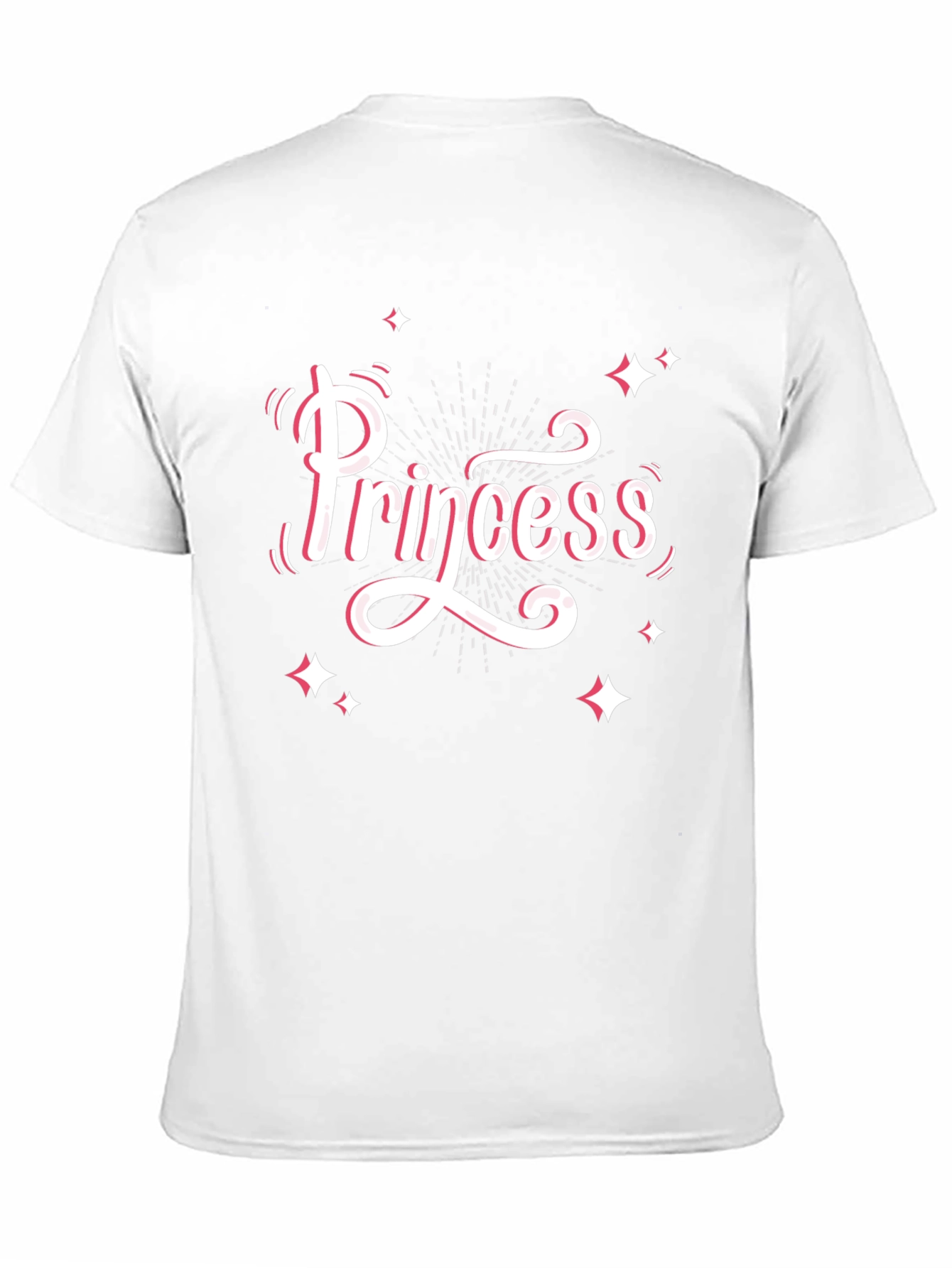 Princess Graphic Tee - Stylish Black Cotton T-Shirt