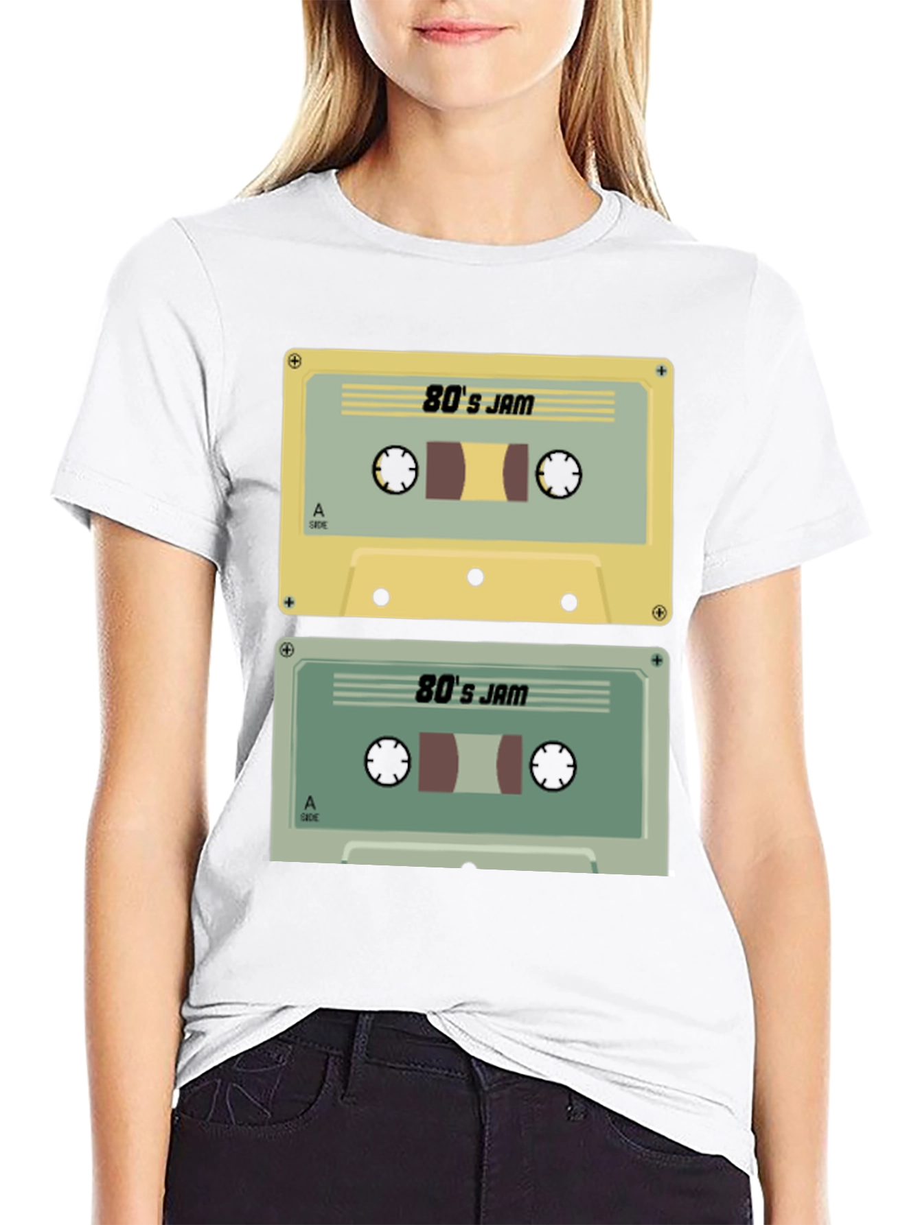 Retro 80s Jam Cassette Tape T-Shirt