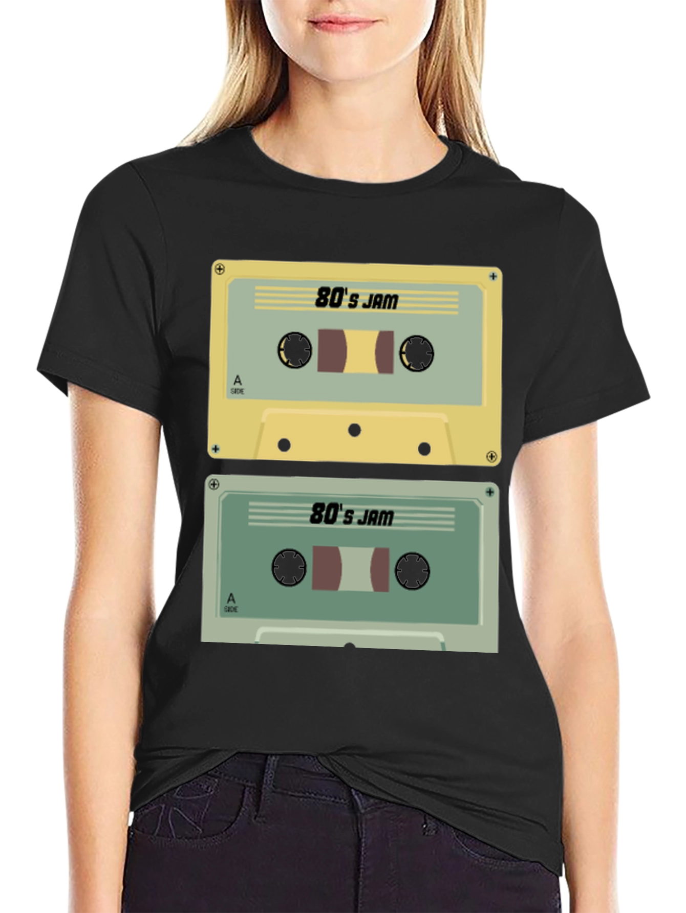 Retro 80s Jam Cassette Tape T-Shirt