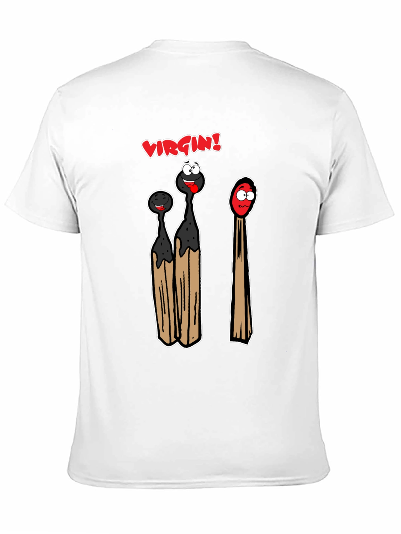 Virgin Match T-Shirt - Funny Adult Humor Tee