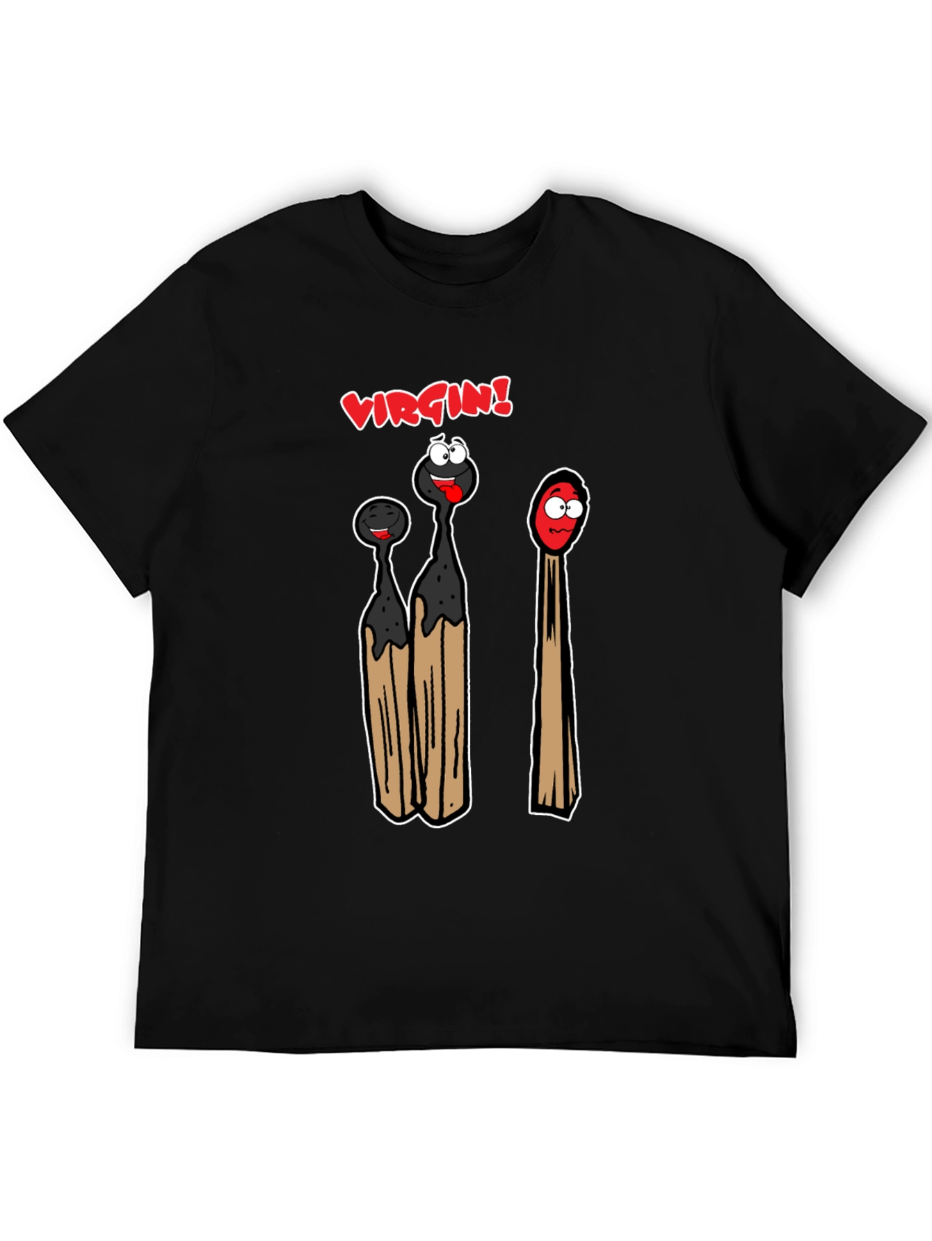 Virgin Match T-Shirt - Funny Adult Humor Tee