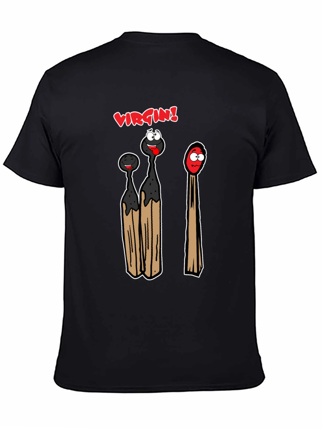 Virgin Match T-Shirt - Funny Adult Humor Tee