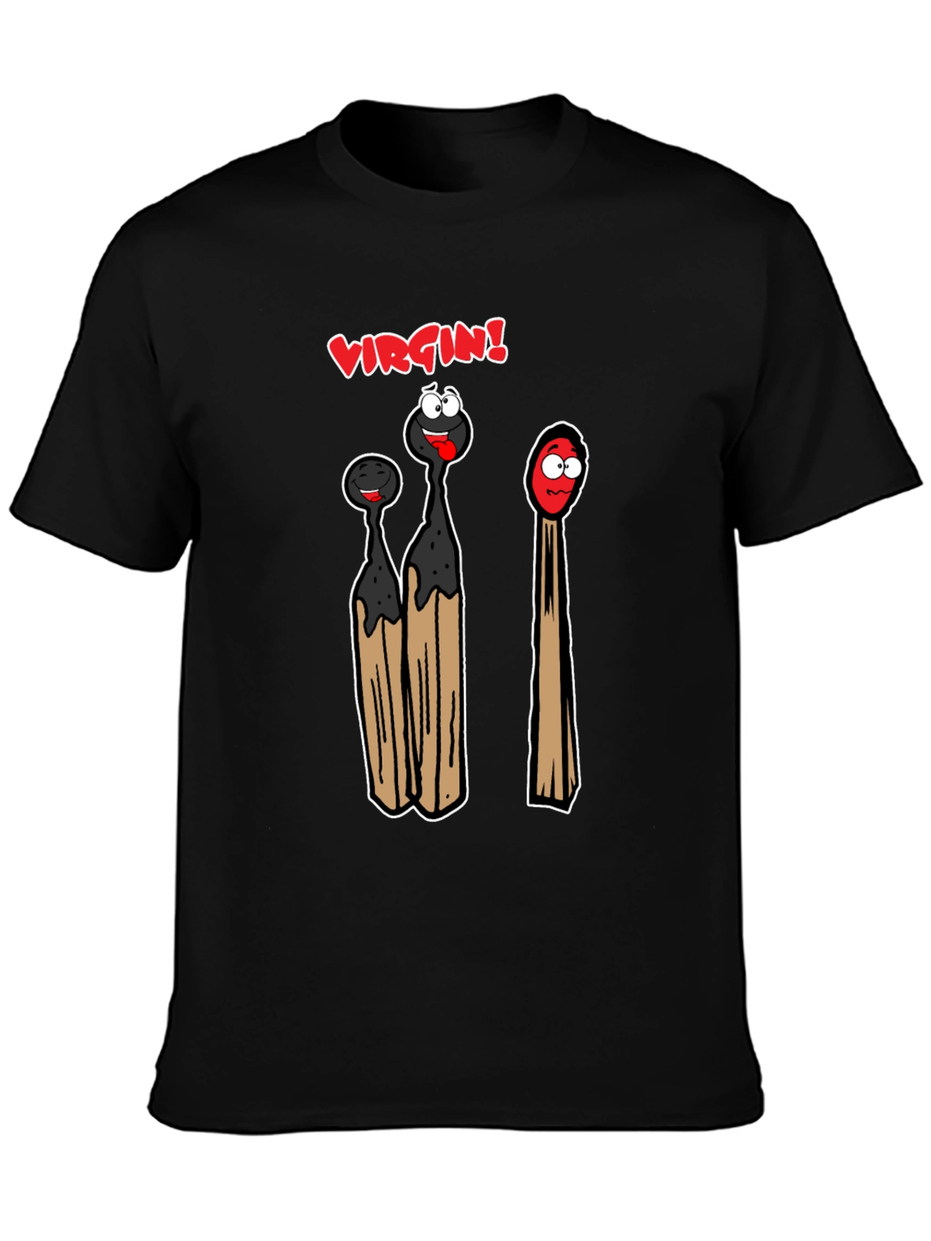 Virgin Match T-Shirt - Funny Adult Humor Tee