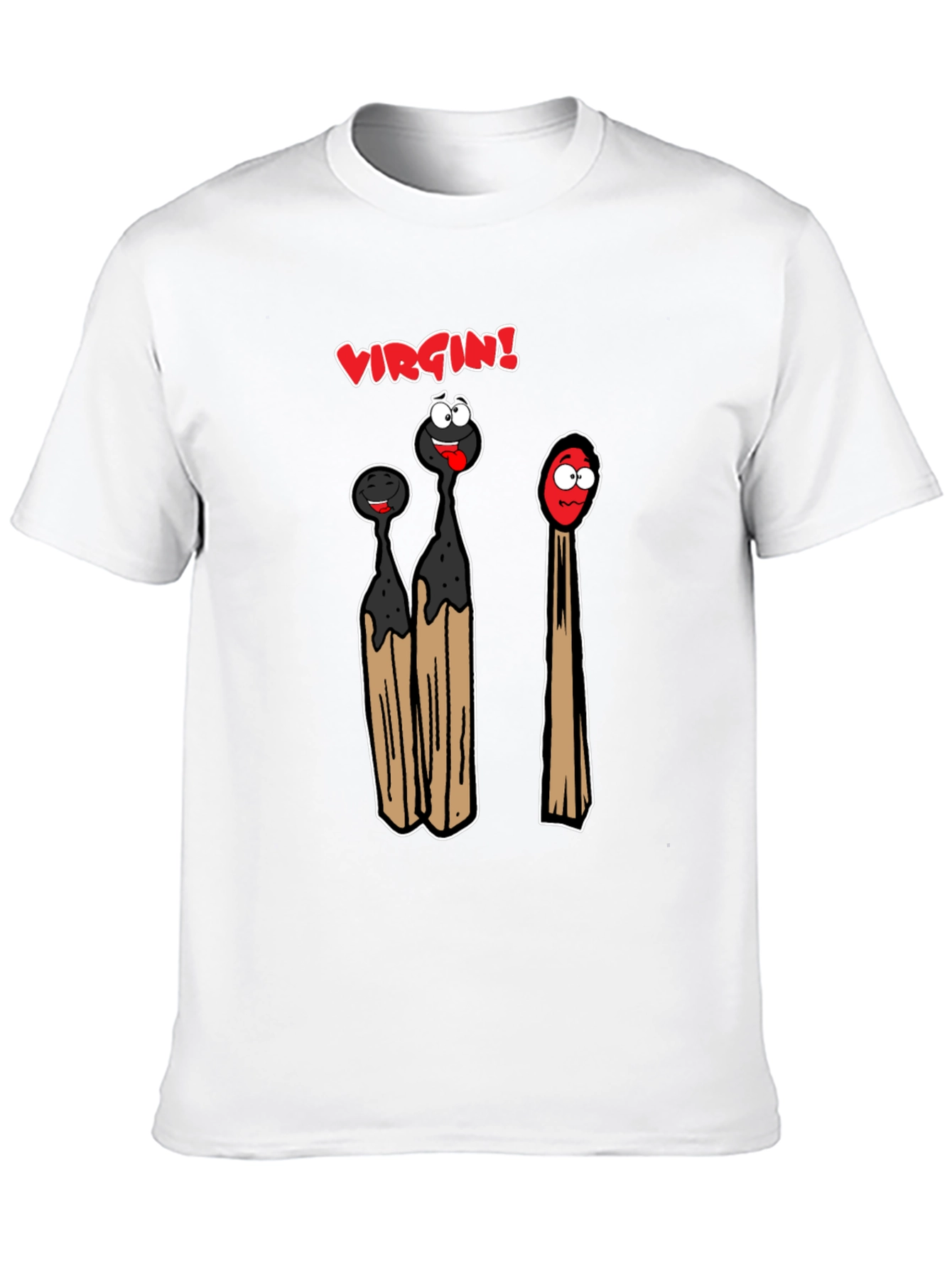 Virgin Match T-Shirt - Funny Adult Humor Tee