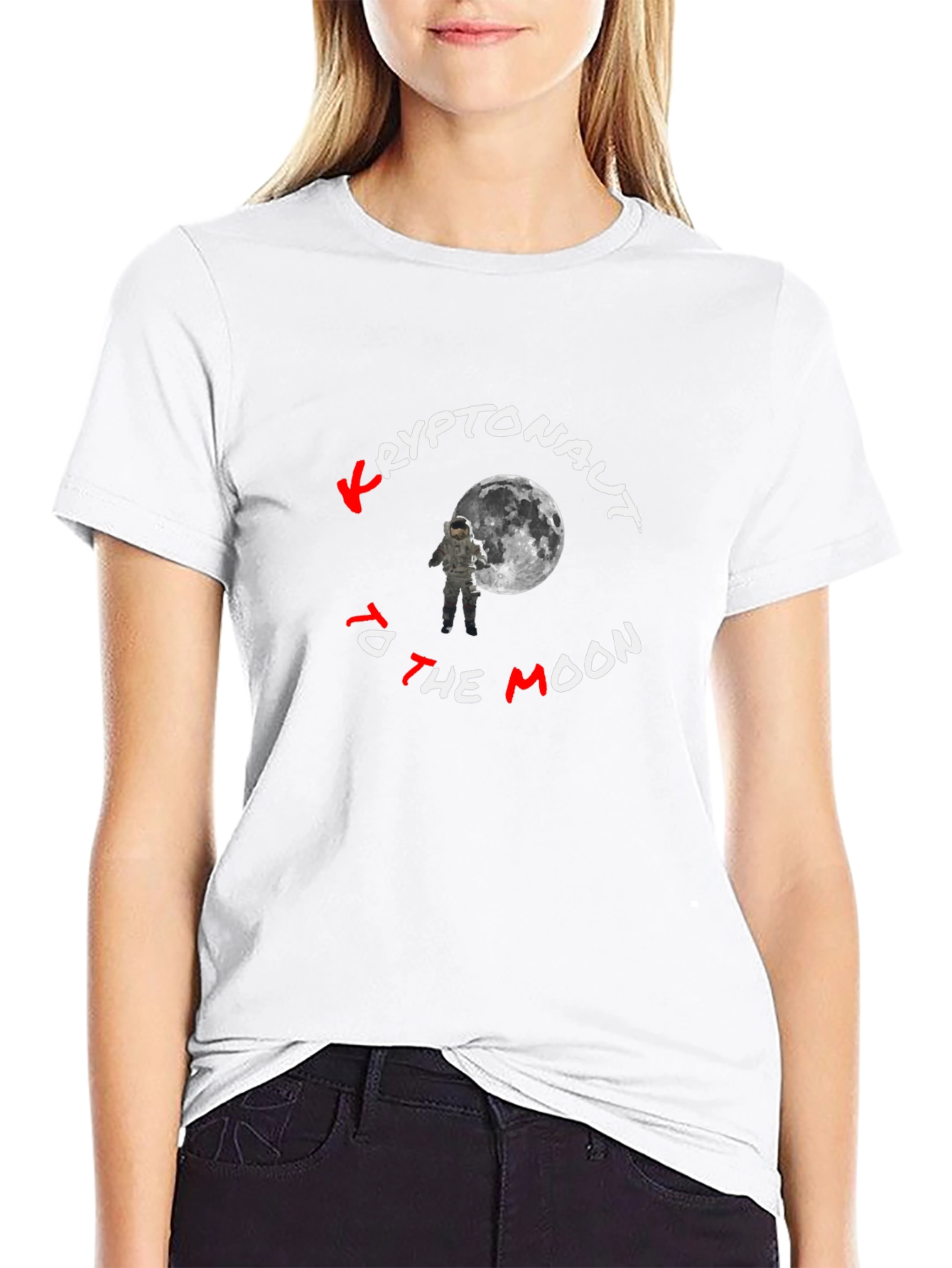Kryptonaut To The Moon Black T-Shirt