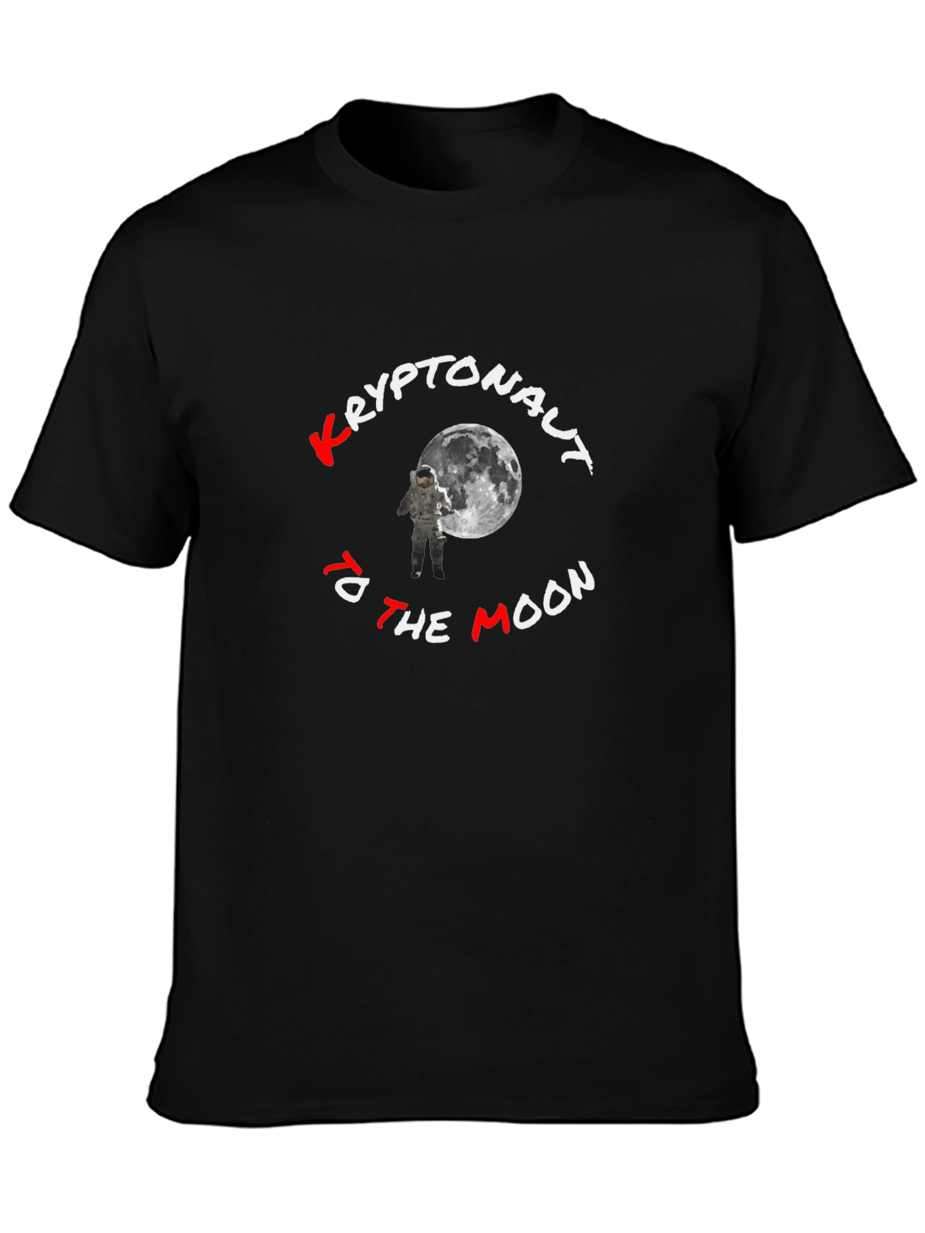 Kryptonaut To The Moon Black T-Shirt