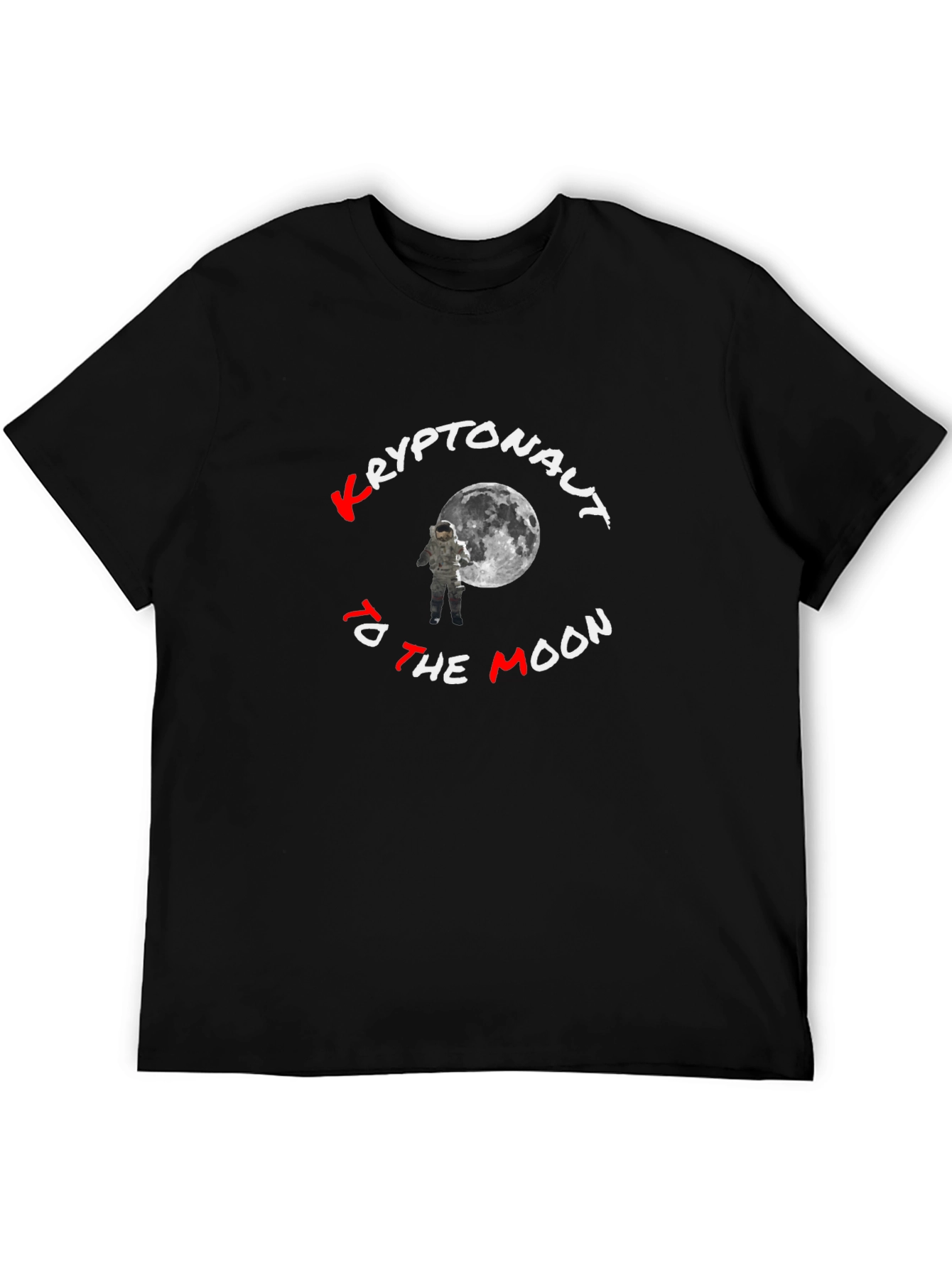 Kryptonaut To The Moon Black T-Shirt