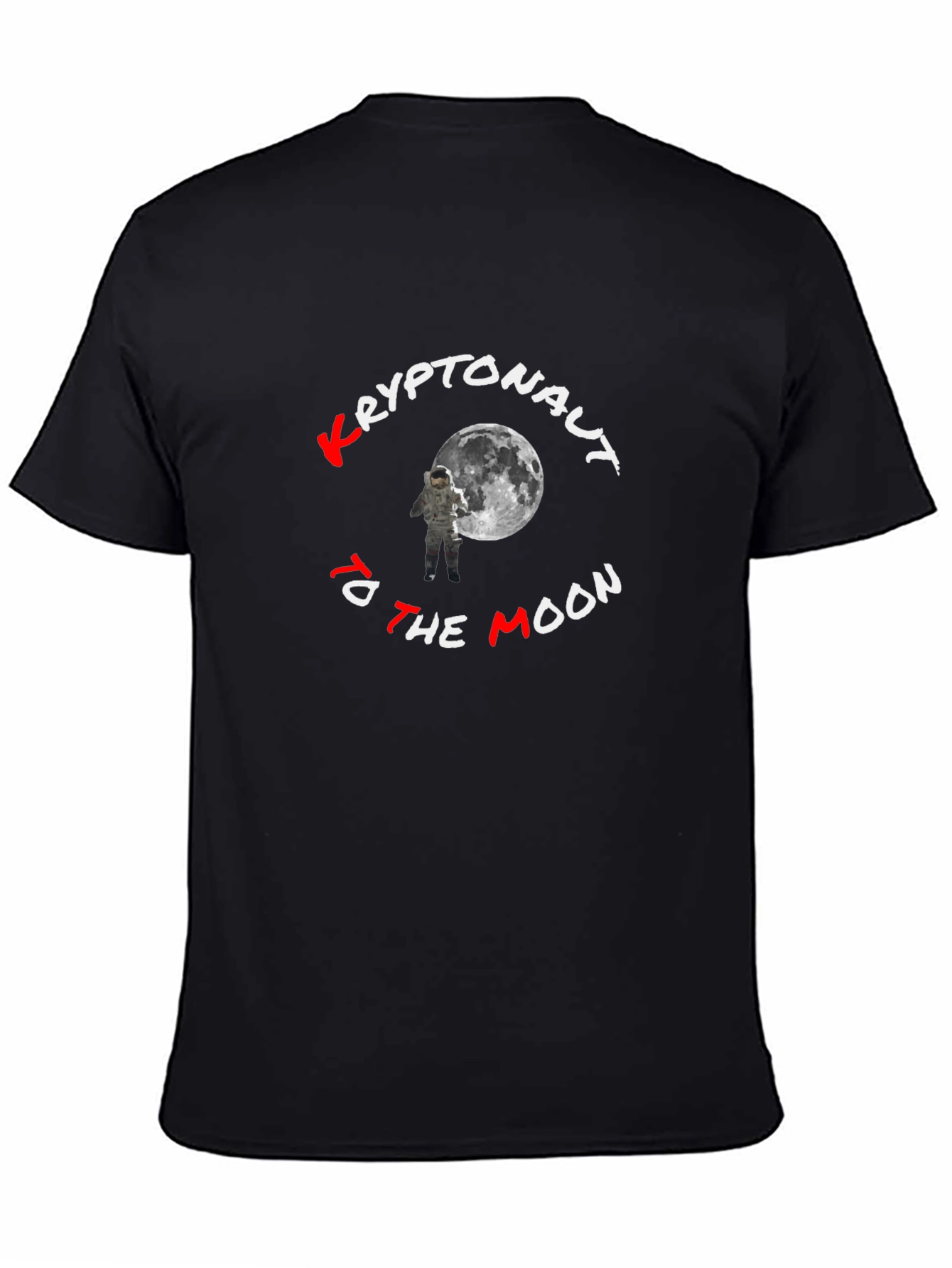 Kryptonaut To The Moon Black T-Shirt