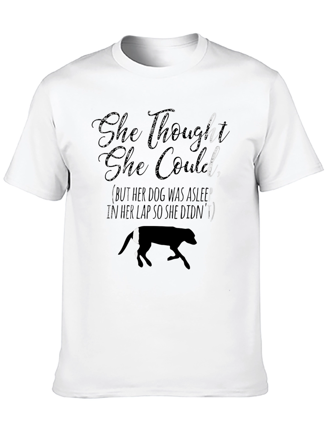 She Thought She Could Dog Lover T-Shirt