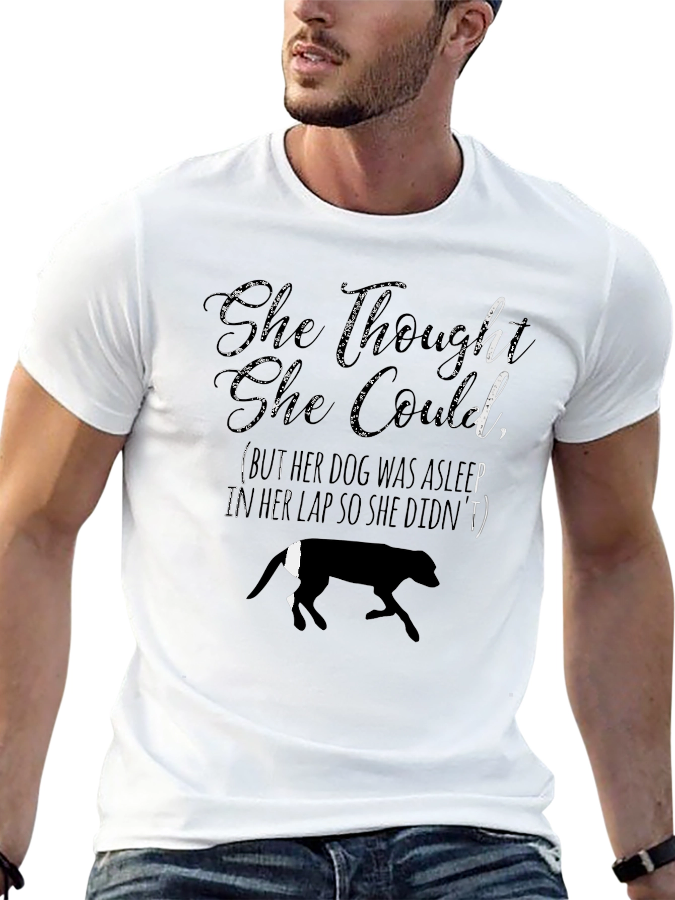 She Thought She Could Dog Lover T-Shirt