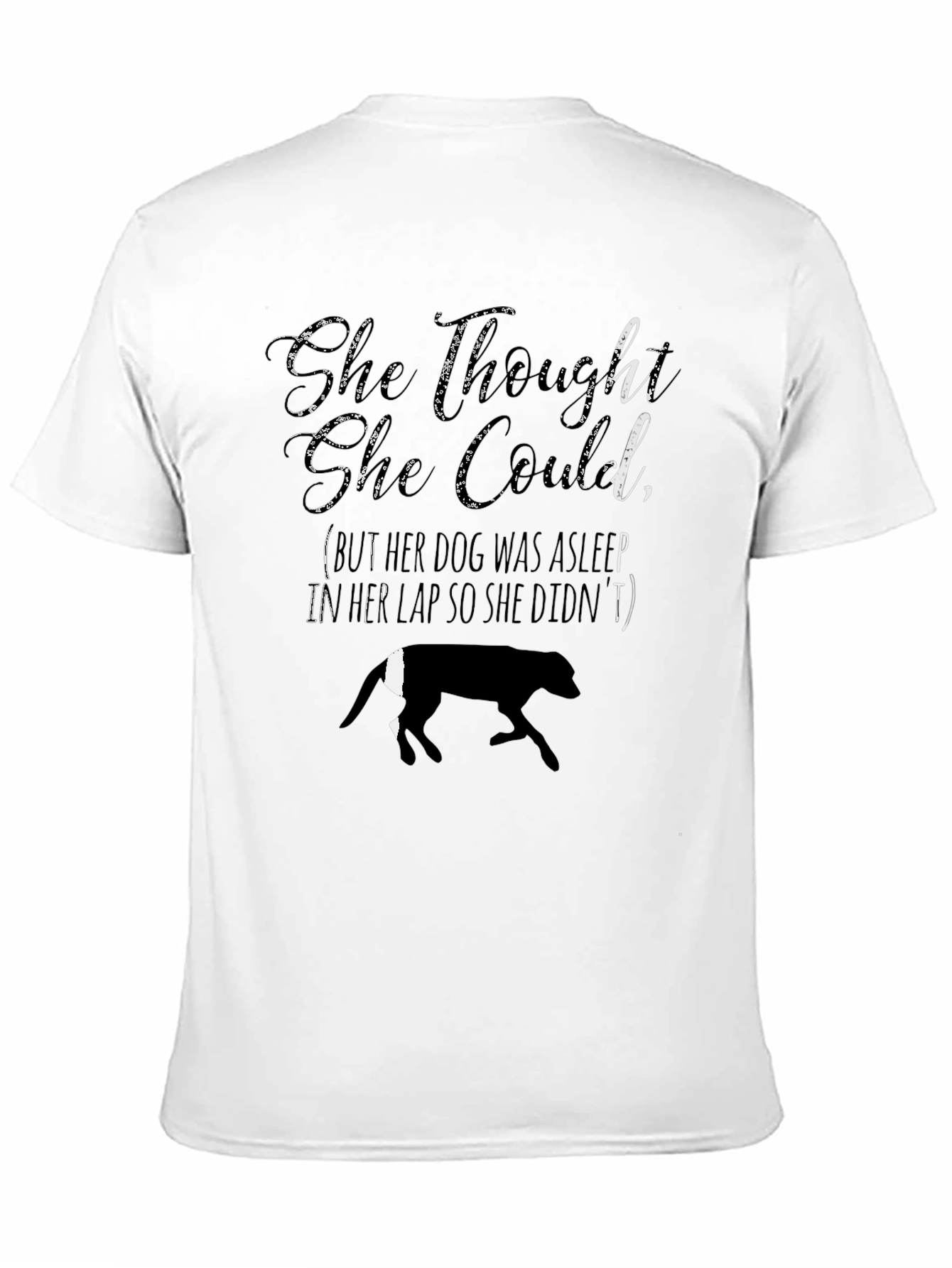 She Thought She Could Dog Lover T-Shirt