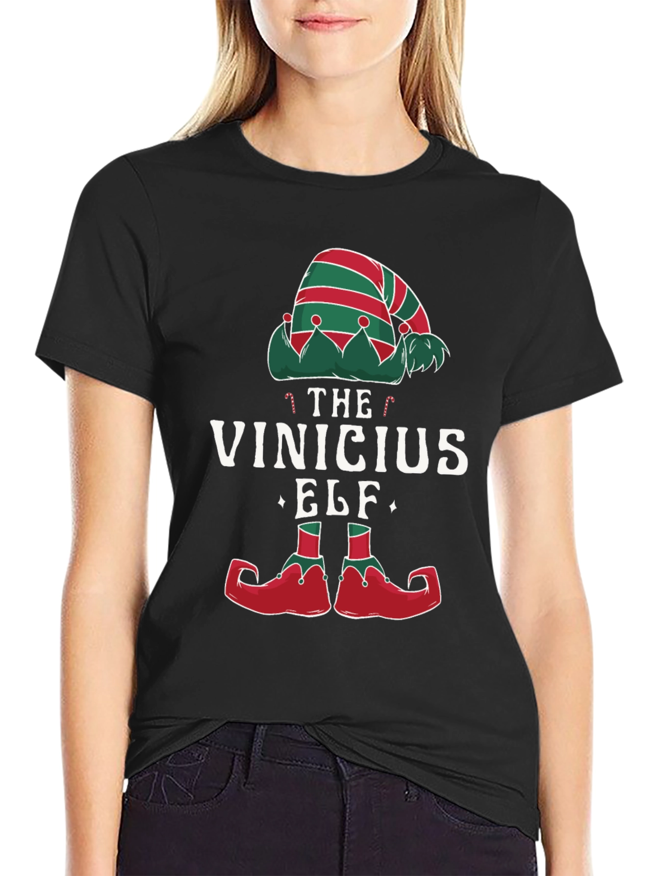 The Vinicius Elf T-Shirt - Holiday Christmas Tee