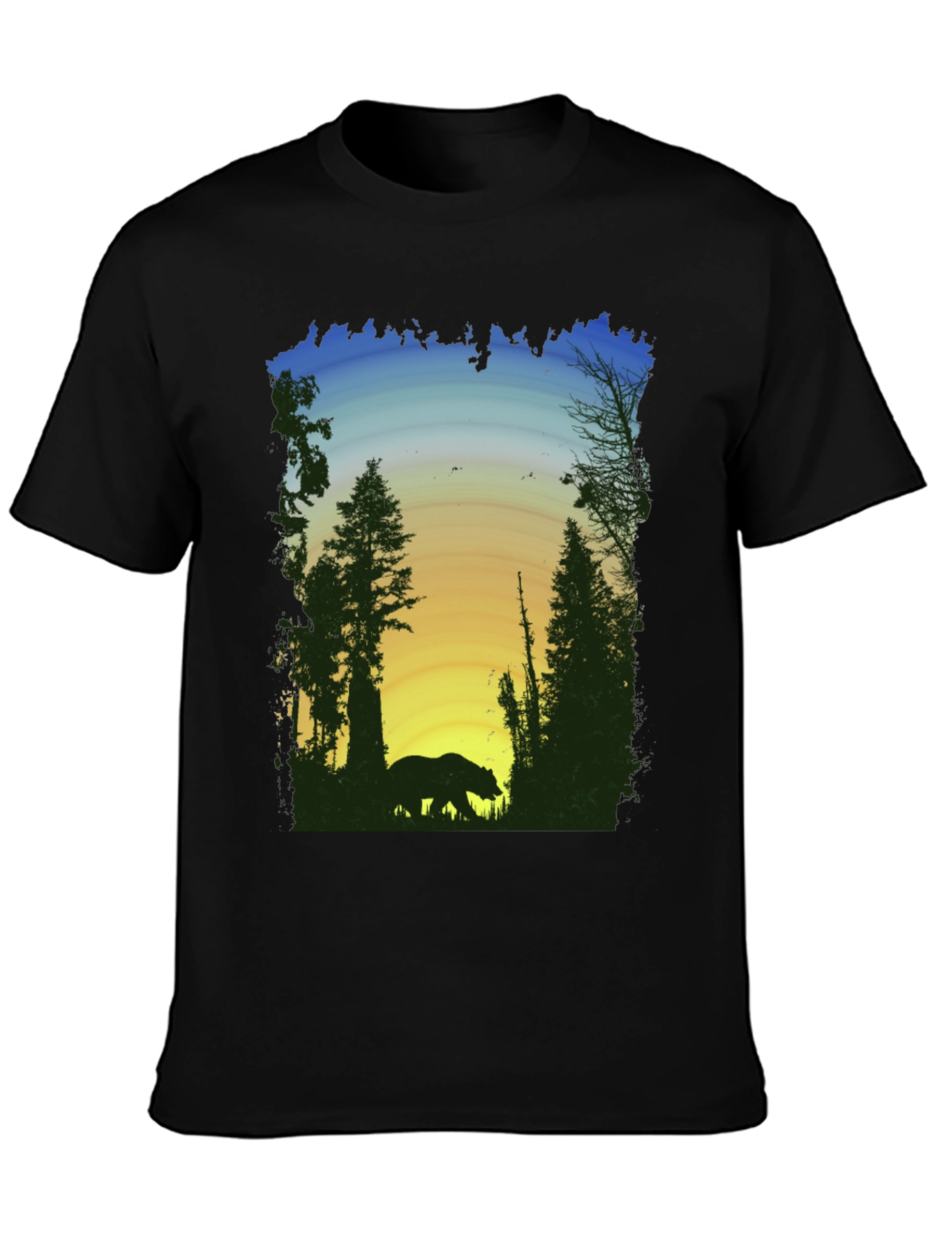 Bear Silhouette Graphic Tee