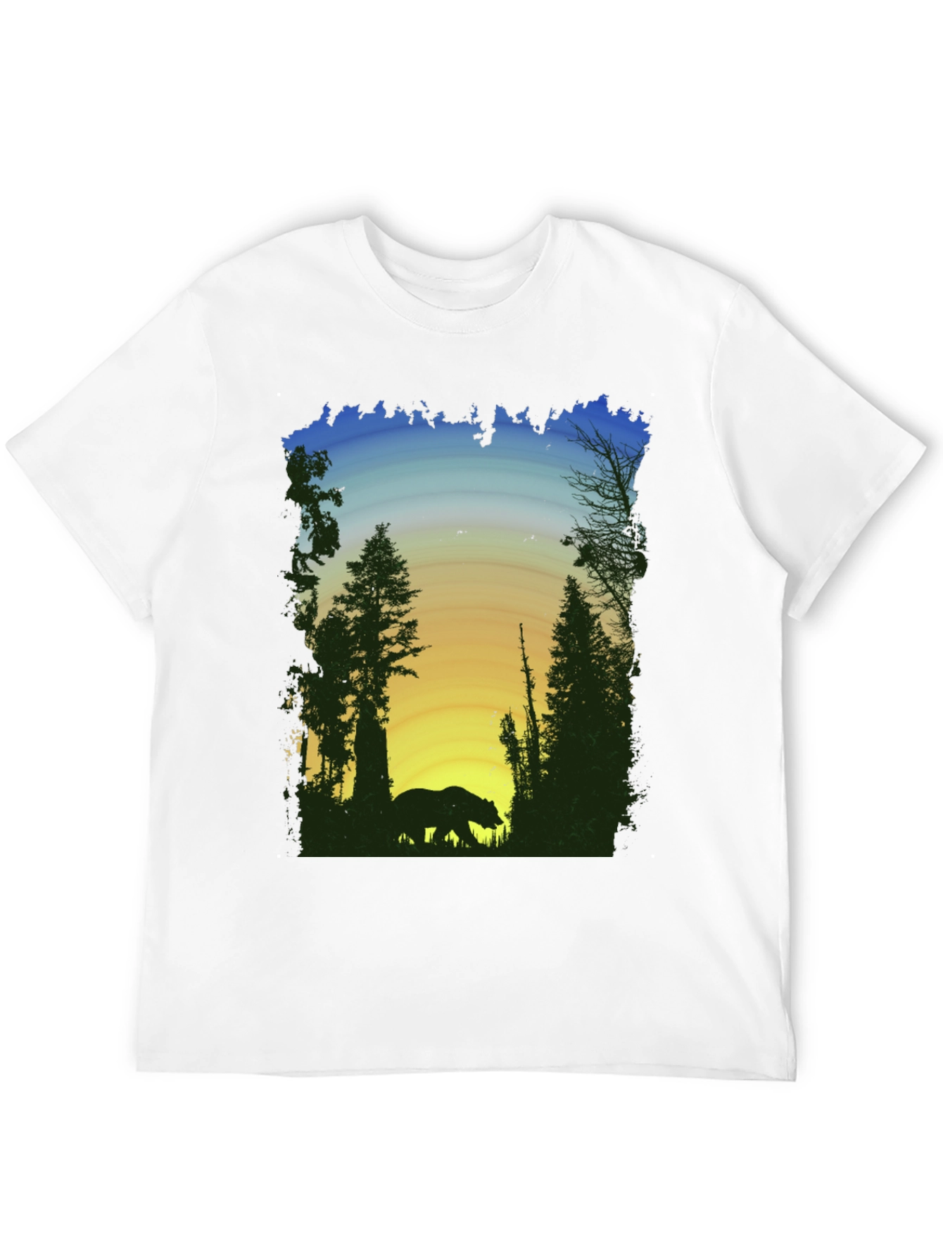Bear Silhouette Graphic Tee