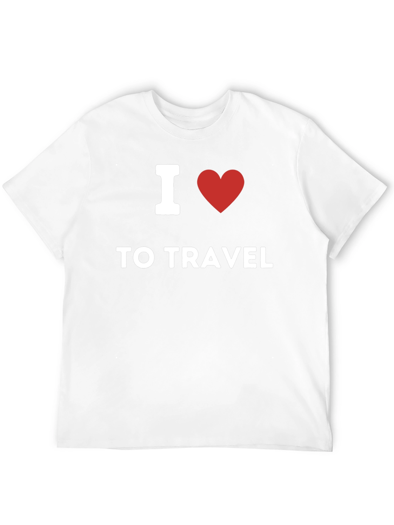 I Heart To Travel Graphic Tee - Black