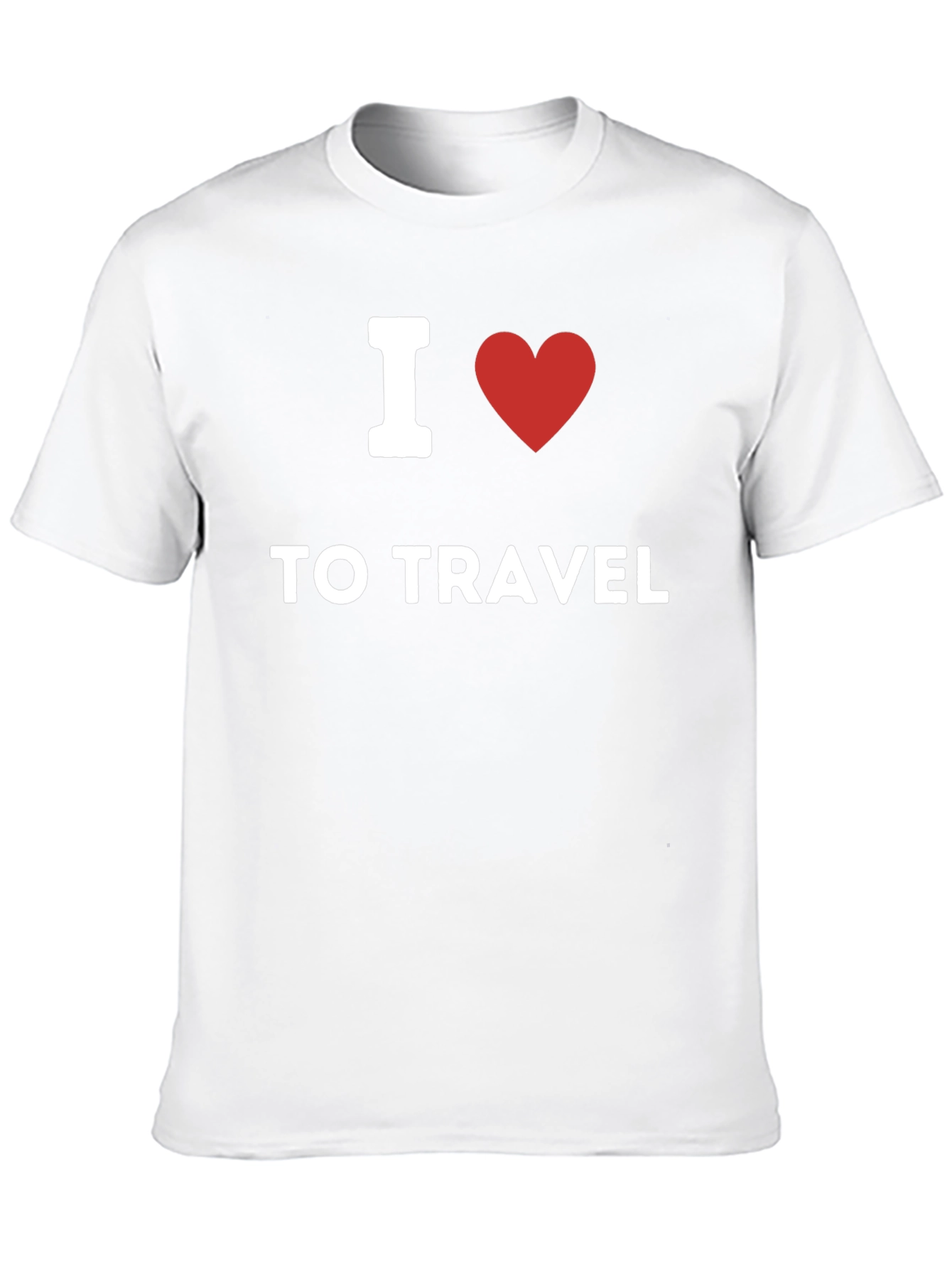 I Heart To Travel Graphic Tee - Black