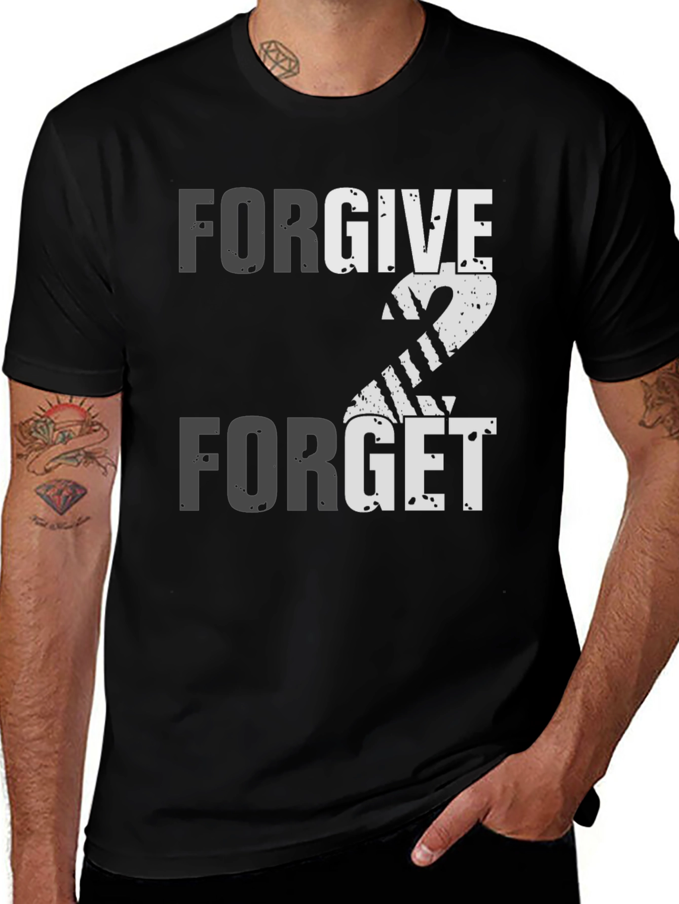 Forgive 2 Forget Graphic Print Tee