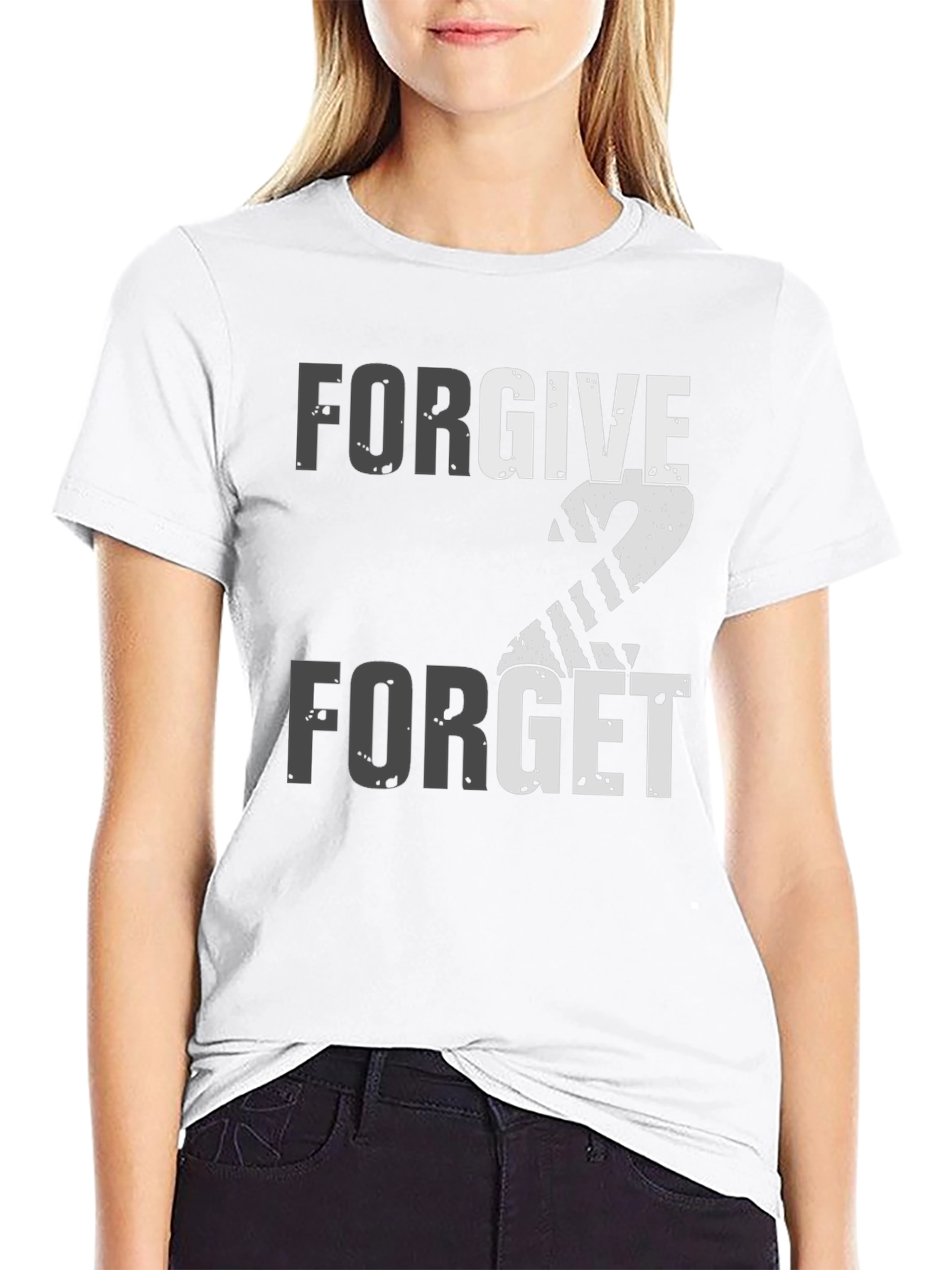 Forgive 2 Forget Graphic Print Tee