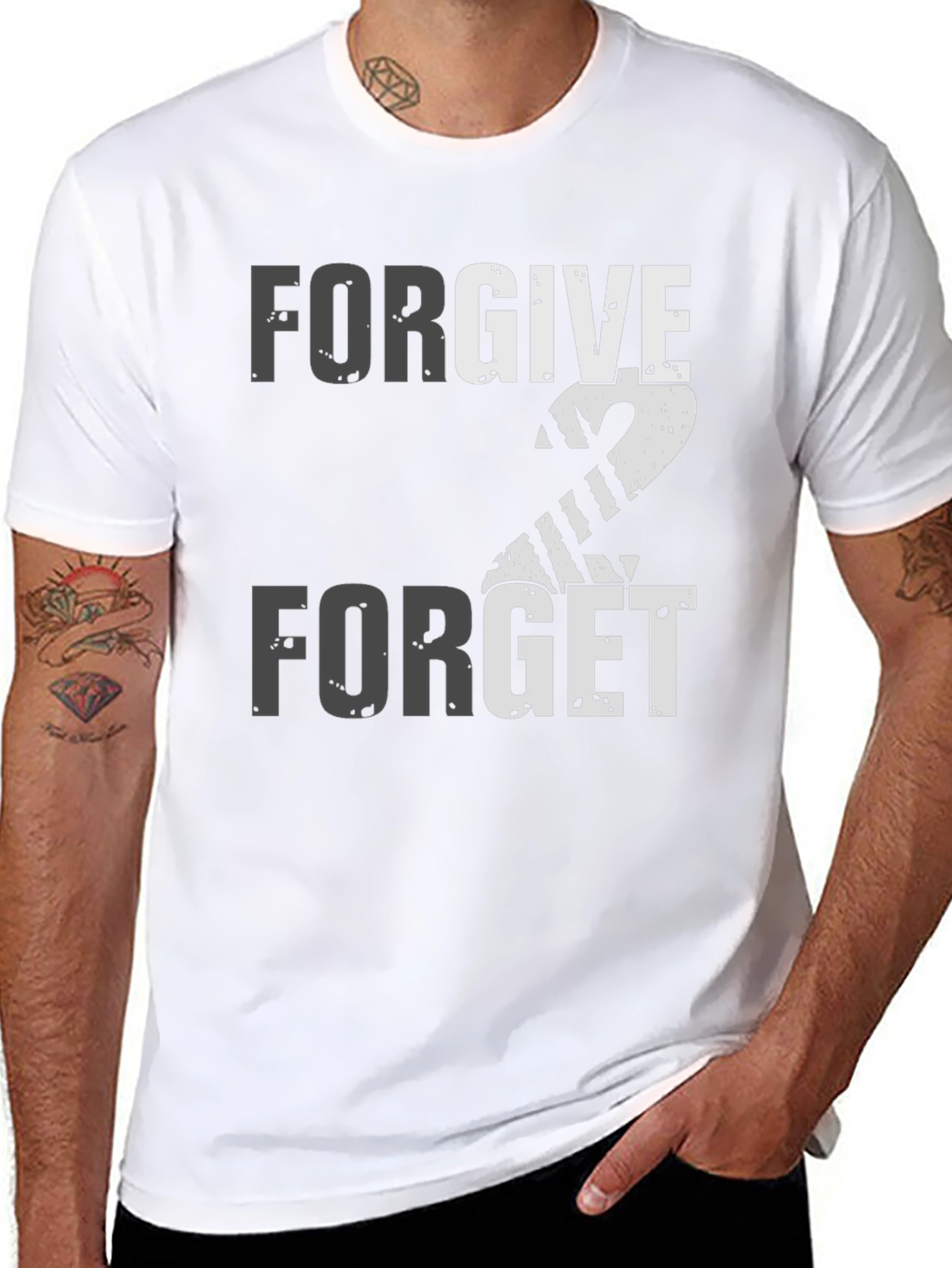 Forgive 2 Forget Graphic Print Tee
