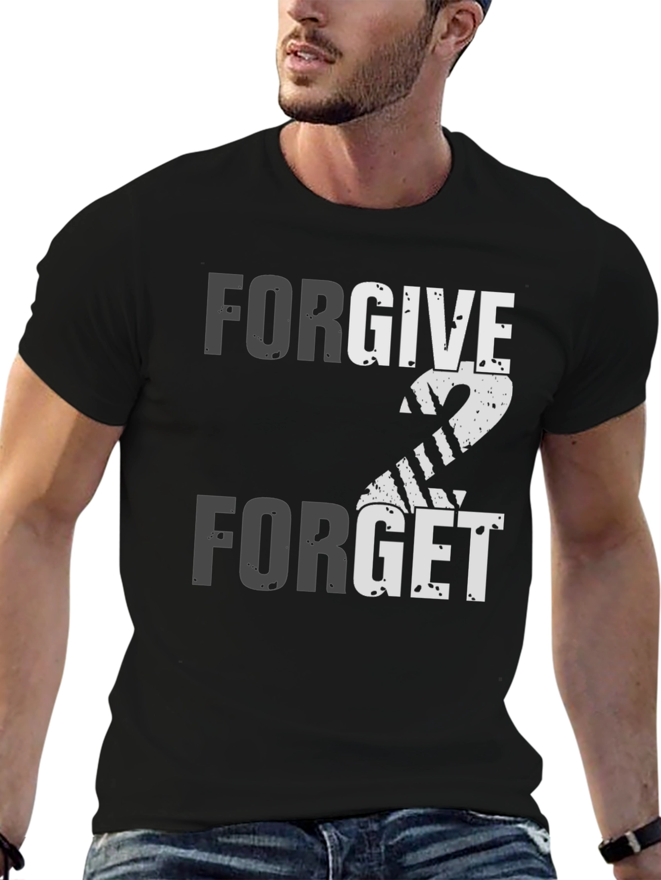 Forgive 2 Forget Graphic Print Tee