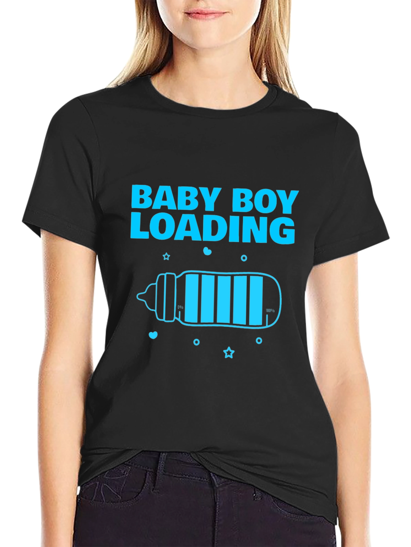 Baby Boy Loading T-Shirt - Expecting Dad Tee
