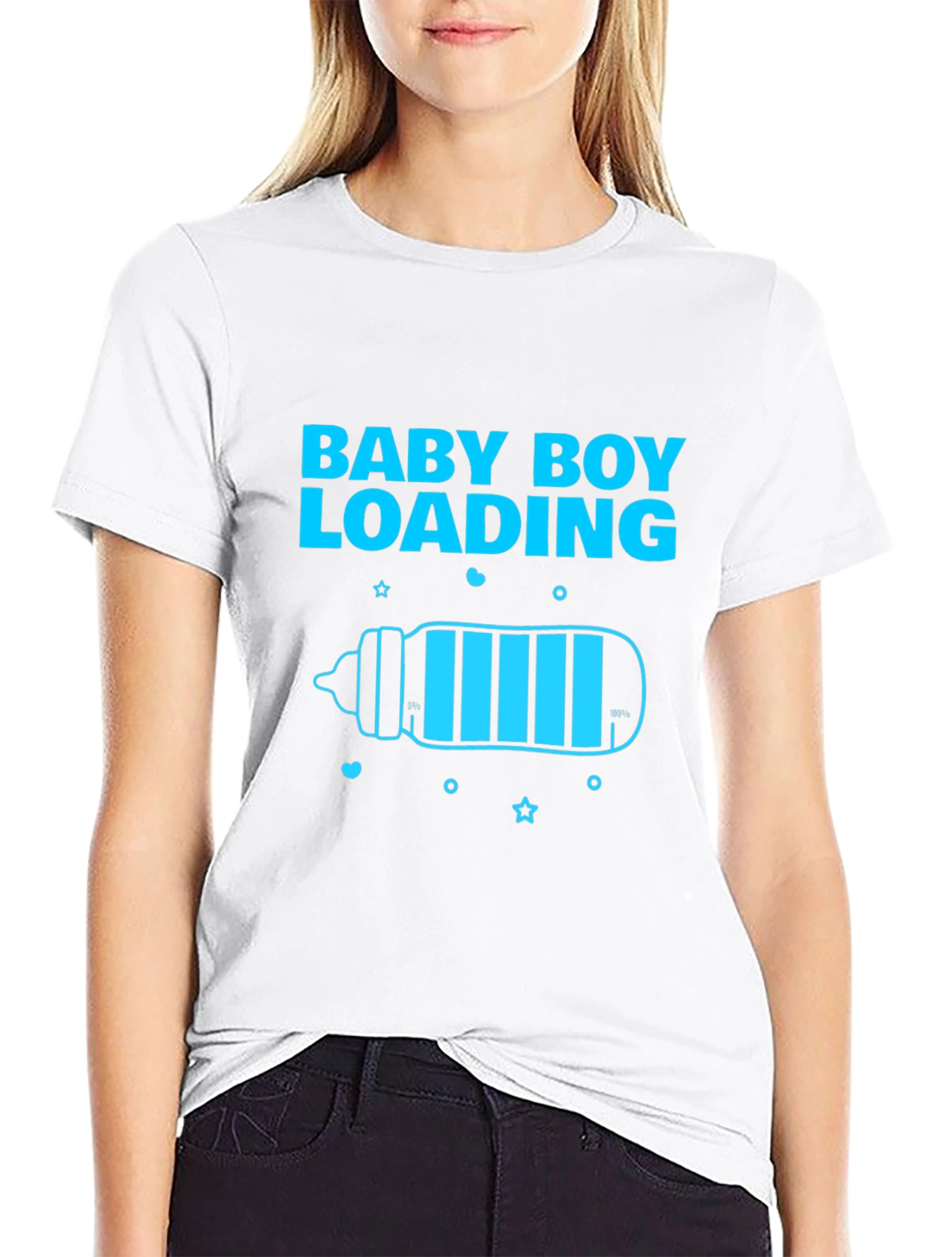 Baby Boy Loading T-Shirt - Expecting Dad Tee