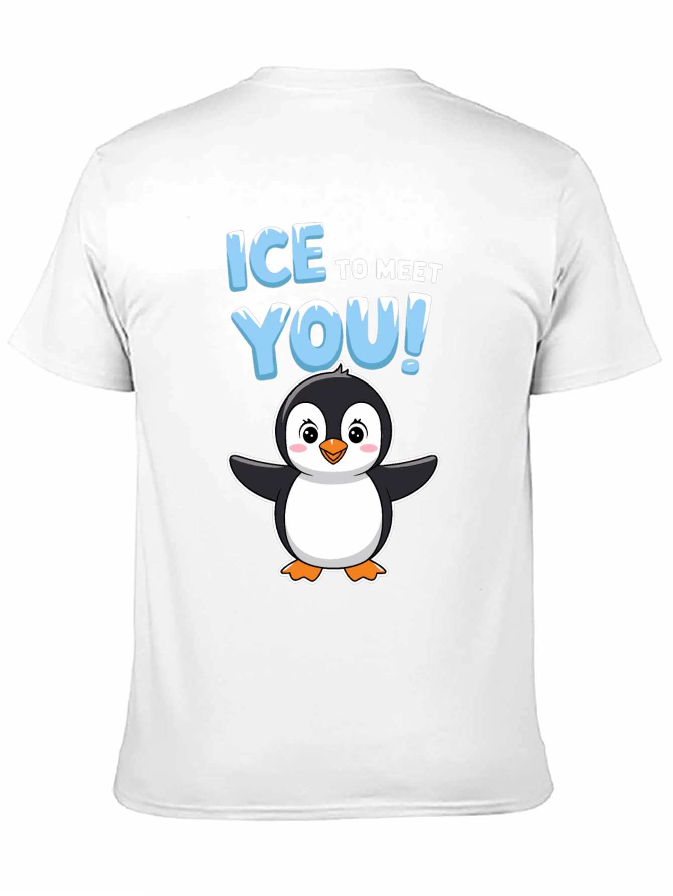 Ice to Meet You Penguin Graphic T-Shirt