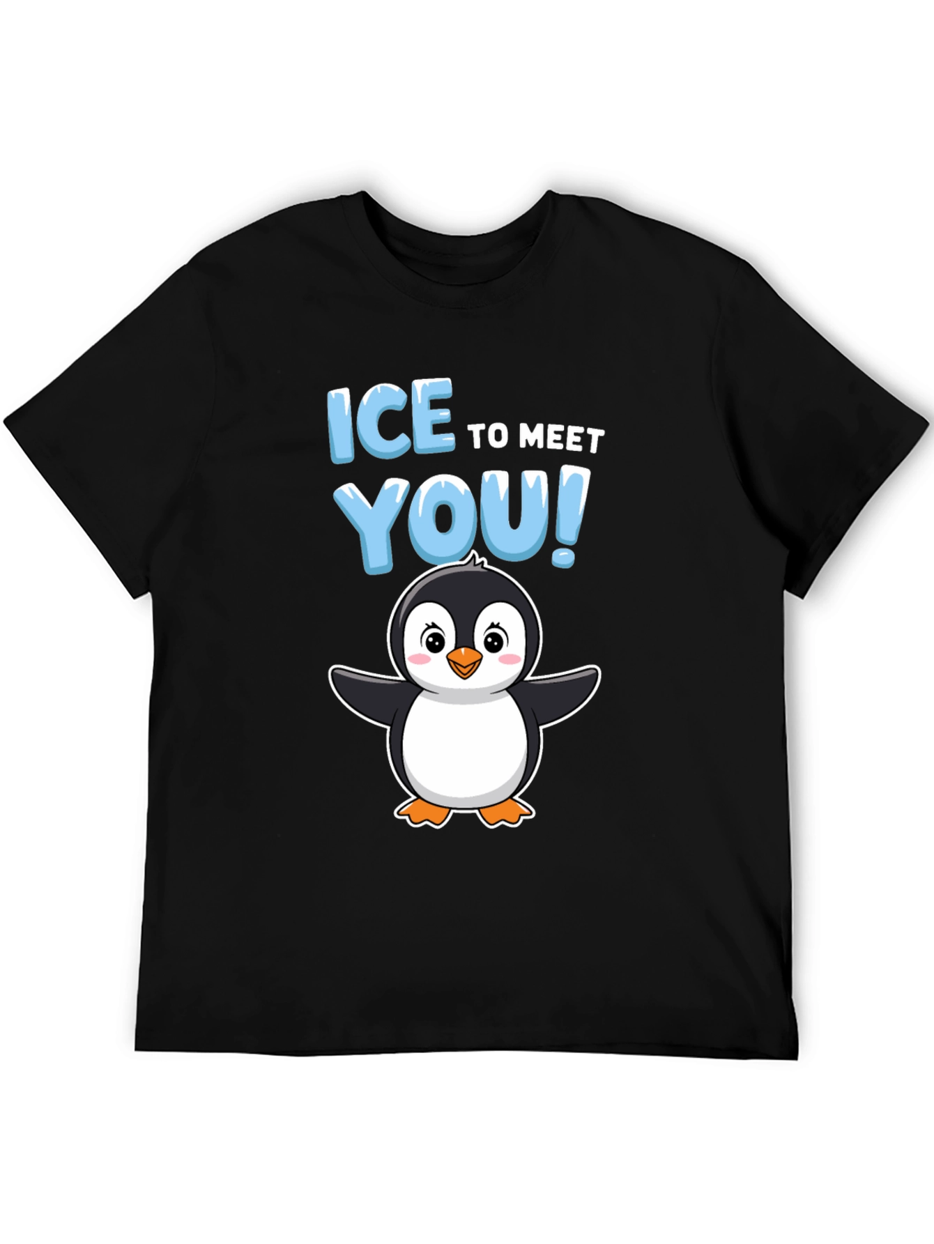 Ice to Meet You Penguin Graphic T-Shirt