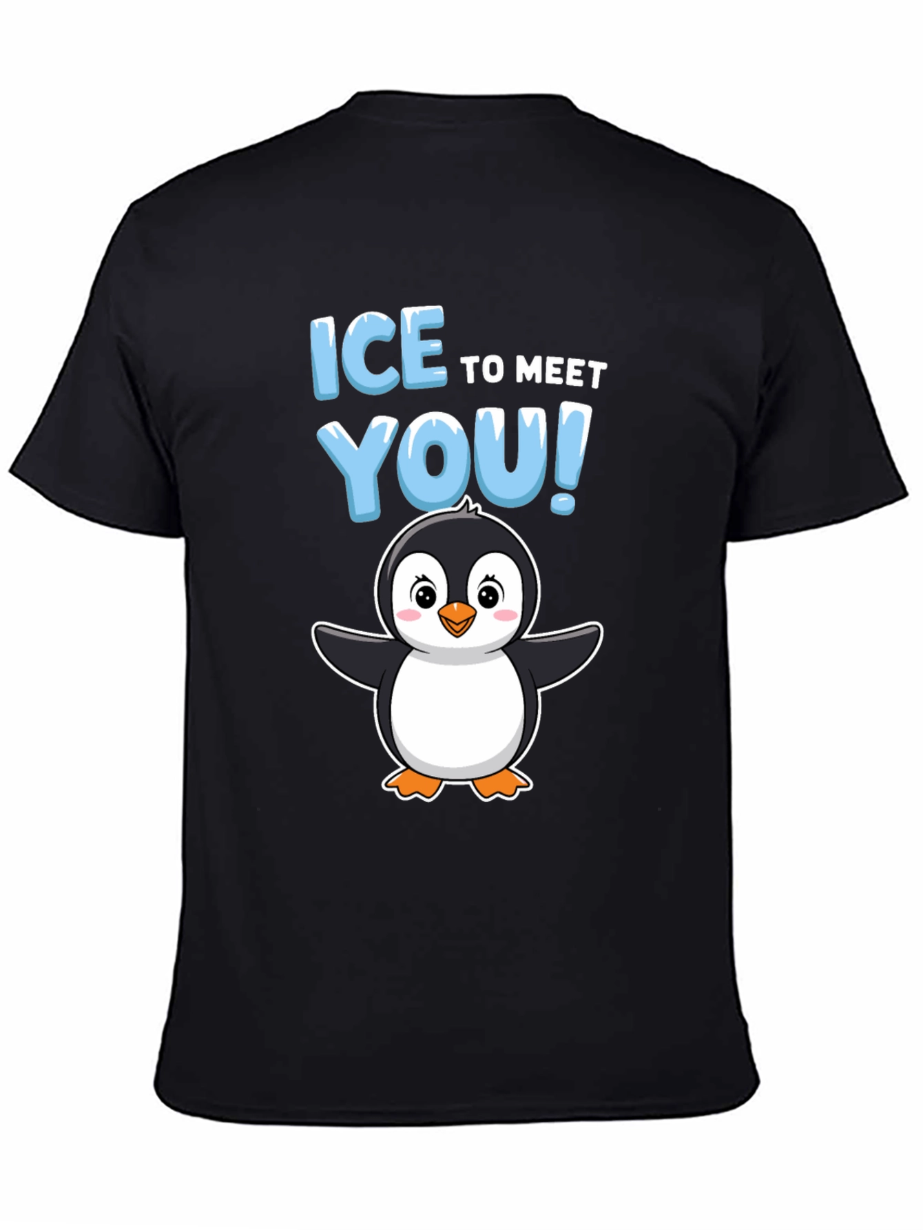 Ice to Meet You Penguin Graphic T-Shirt