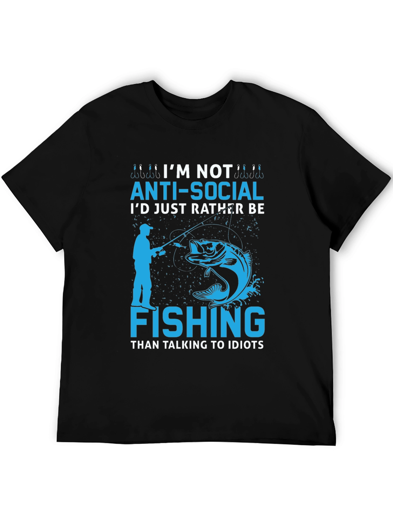 Im Not Anti-Social Fishing T-Shirt