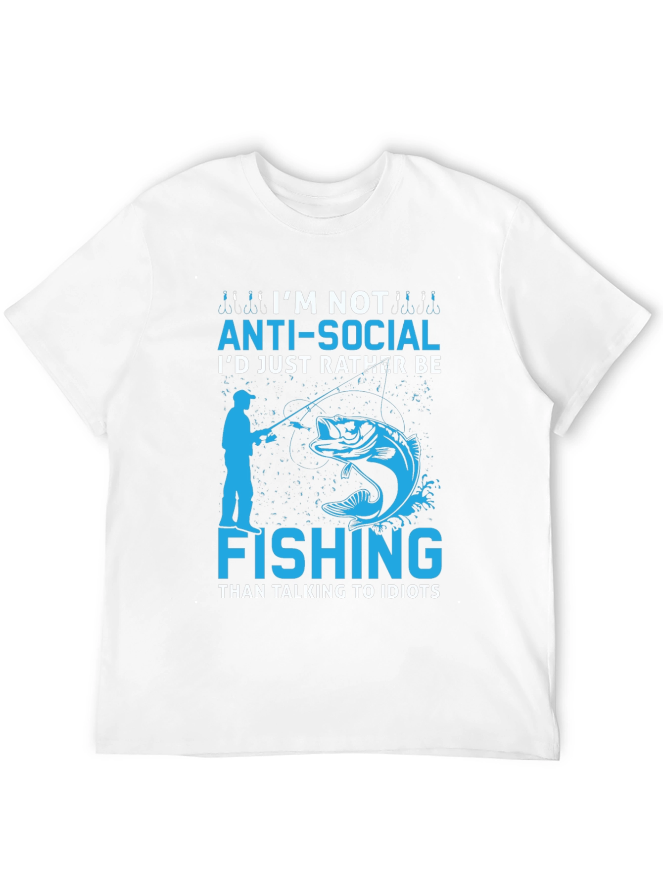 Im Not Anti-Social Fishing T-Shirt