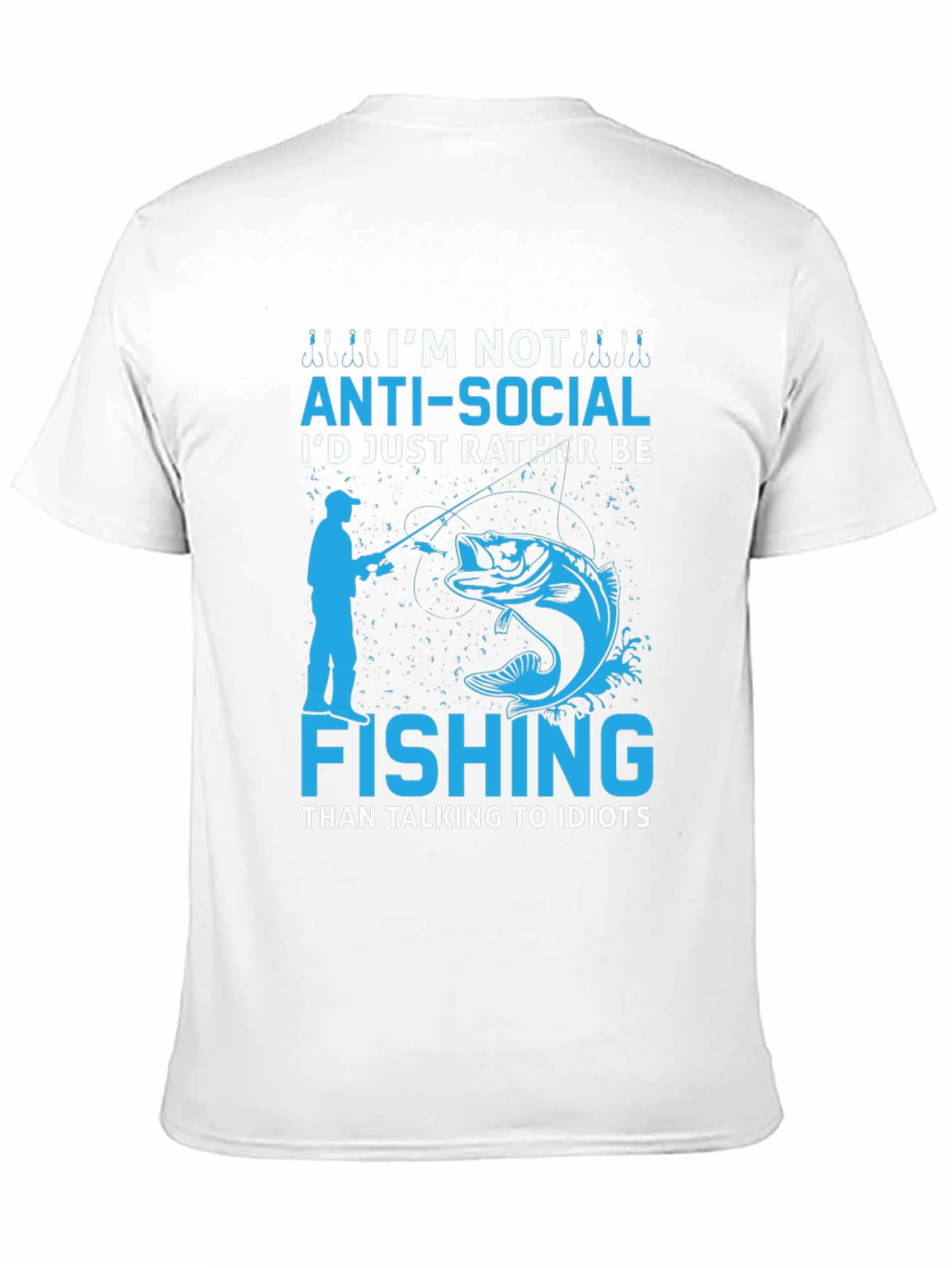 Im Not Anti-Social Fishing T-Shirt
