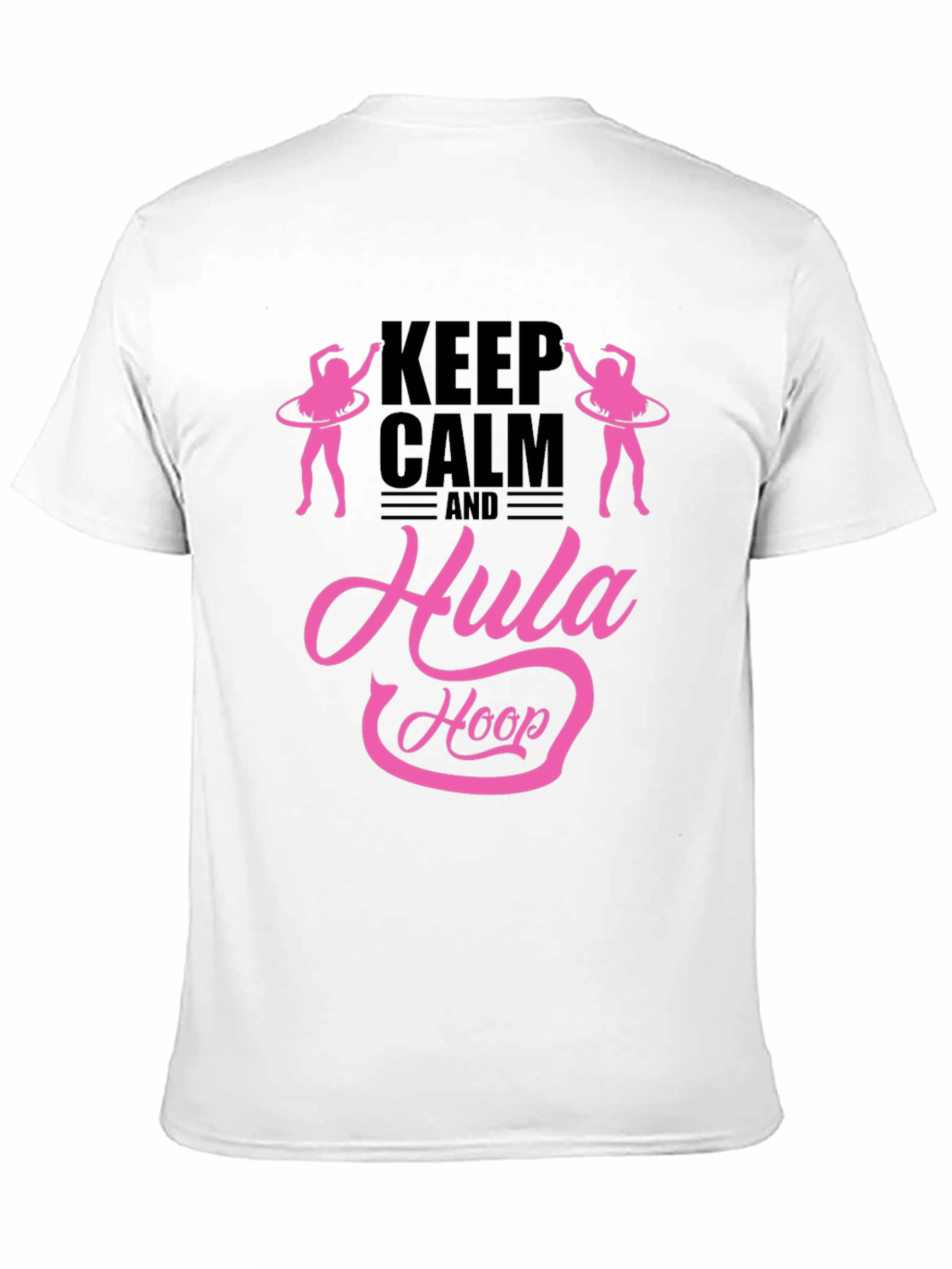 Keep Calm and Hula Hoop Black T-Shirt