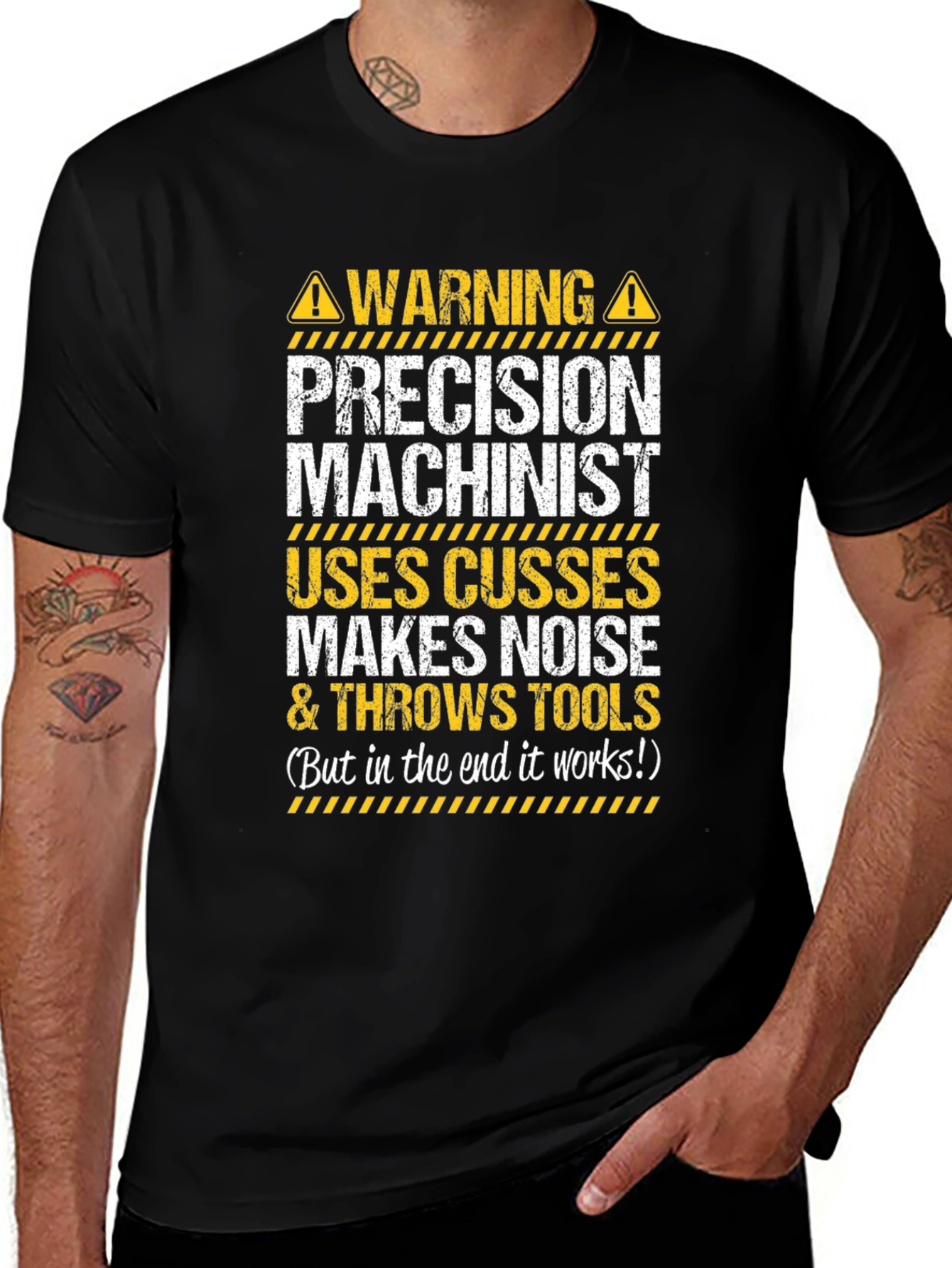 Precision Machinist Warning T-Shirt