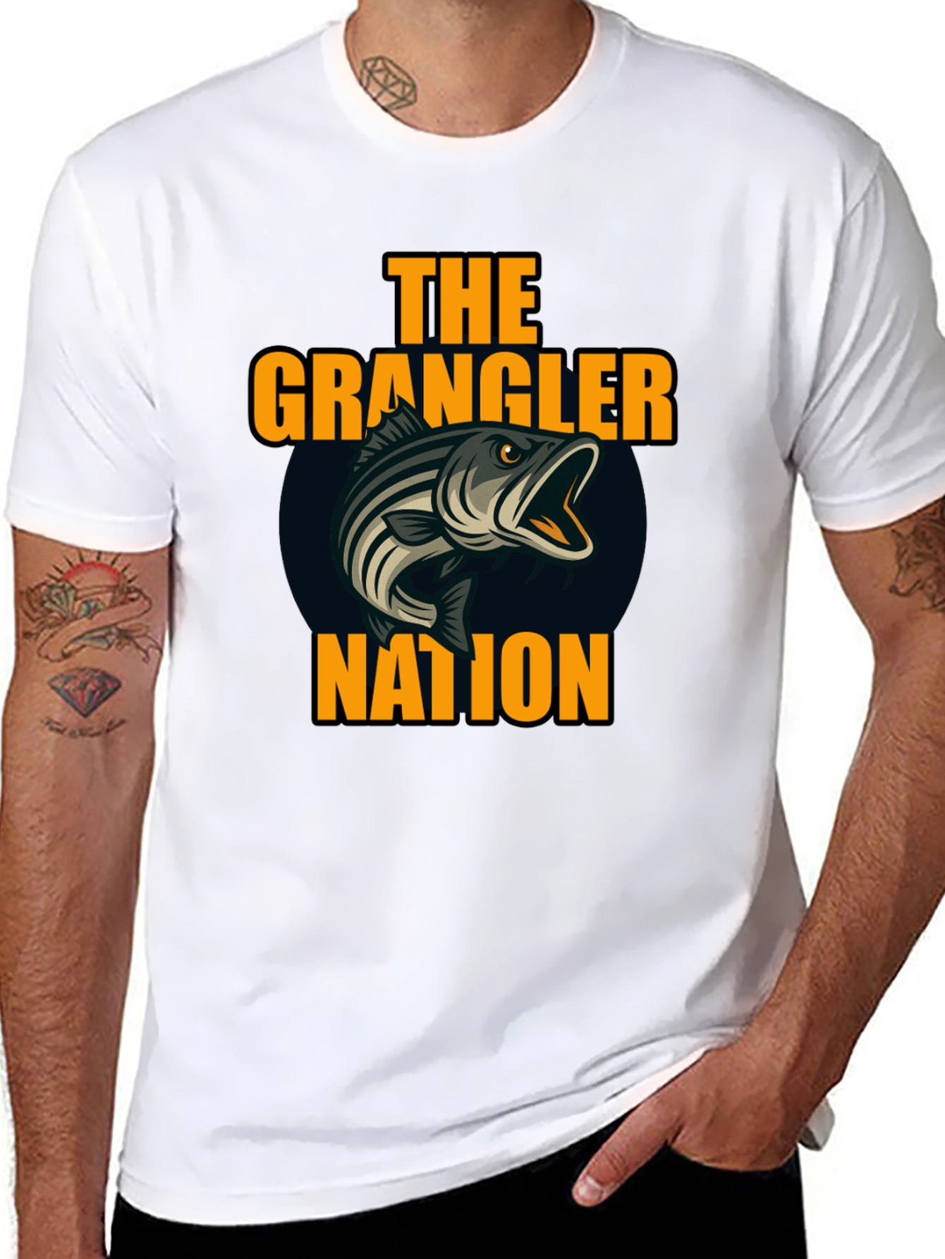 The Grangler Nation Fishing T-Shirt