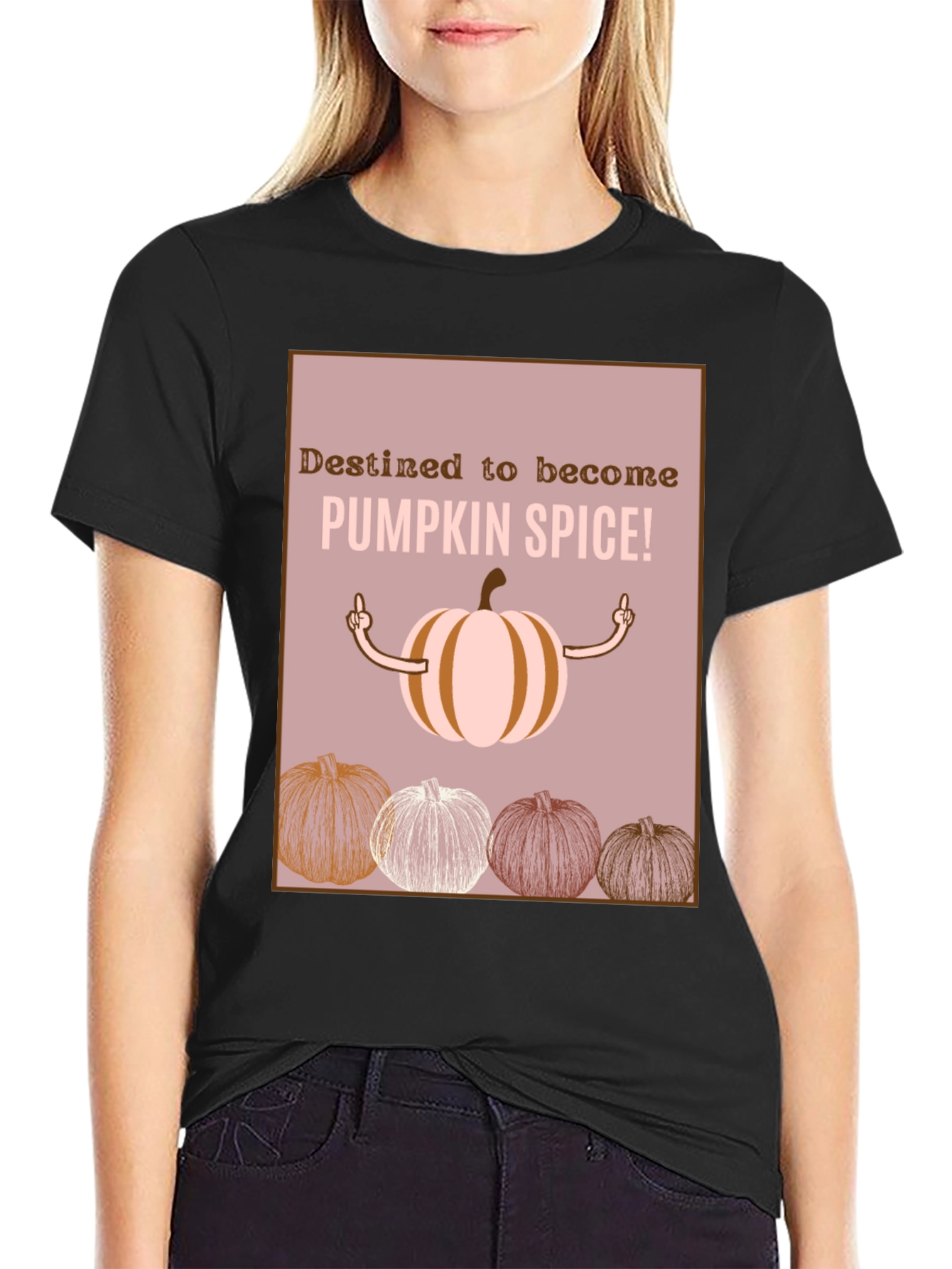 Destined Pumpkin Spice T-Shirt - Fall Apparel
