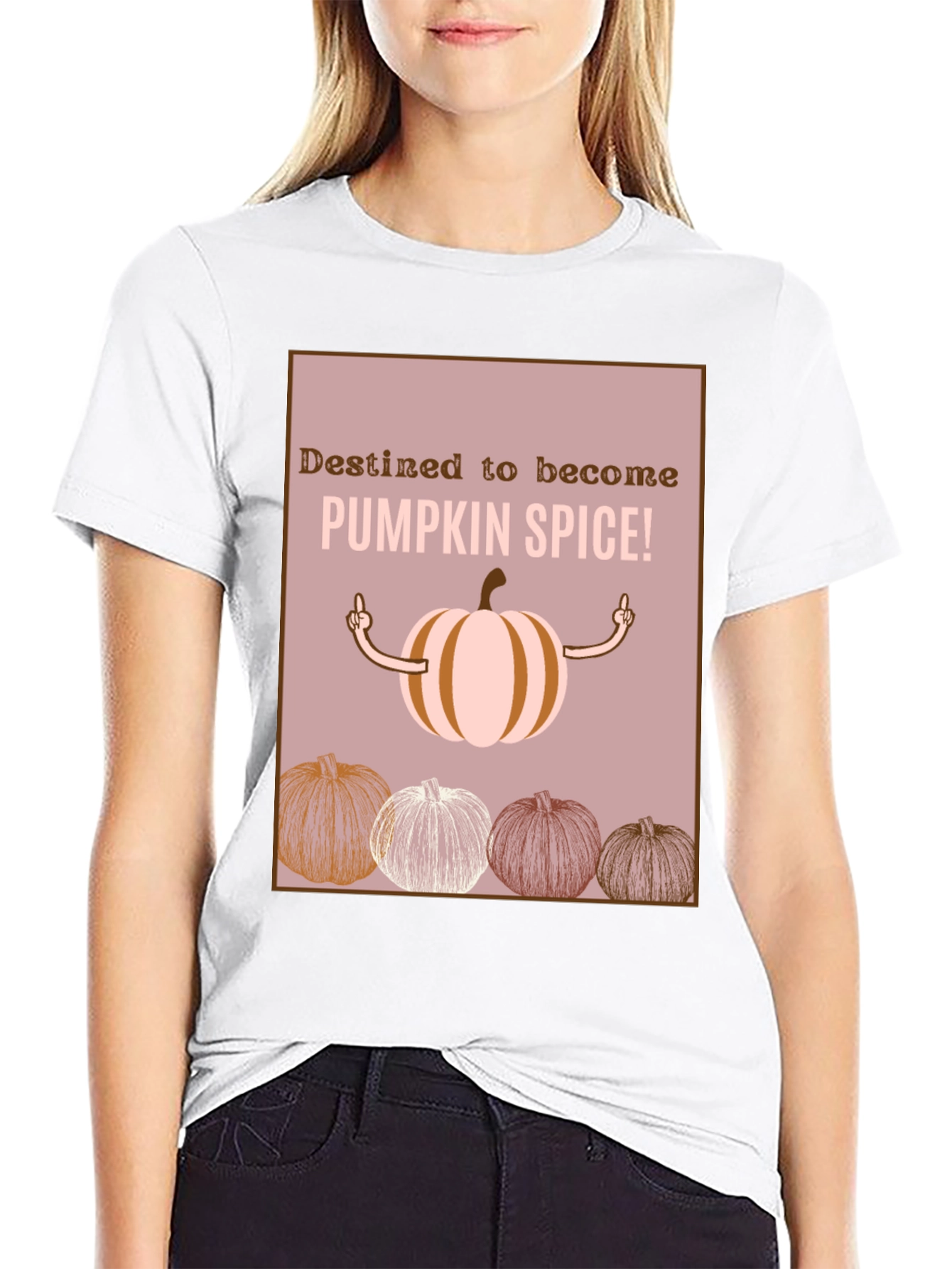 Destined Pumpkin Spice T-Shirt - Fall Apparel