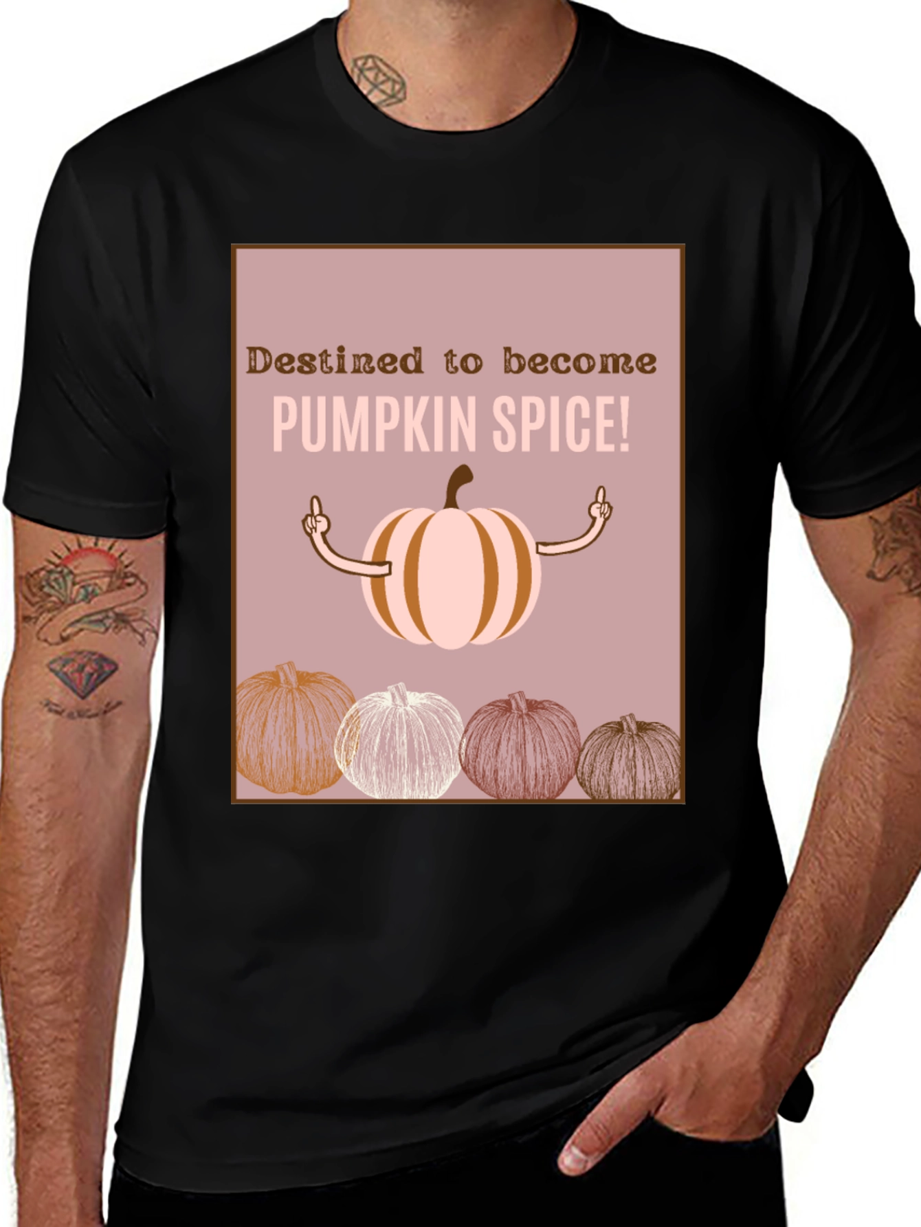 Destined Pumpkin Spice T-Shirt - Fall Apparel