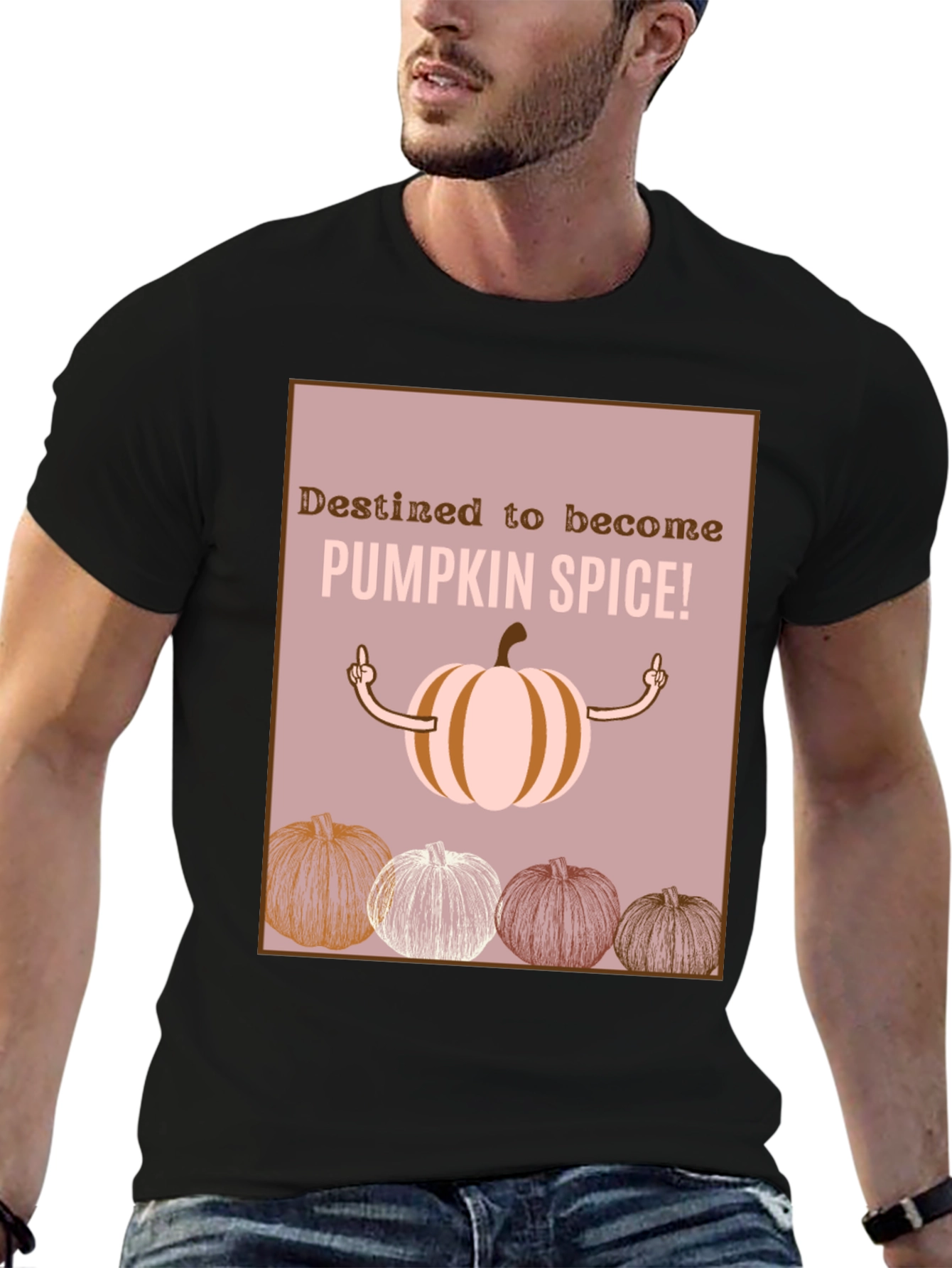 Destined Pumpkin Spice T-Shirt - Fall Apparel