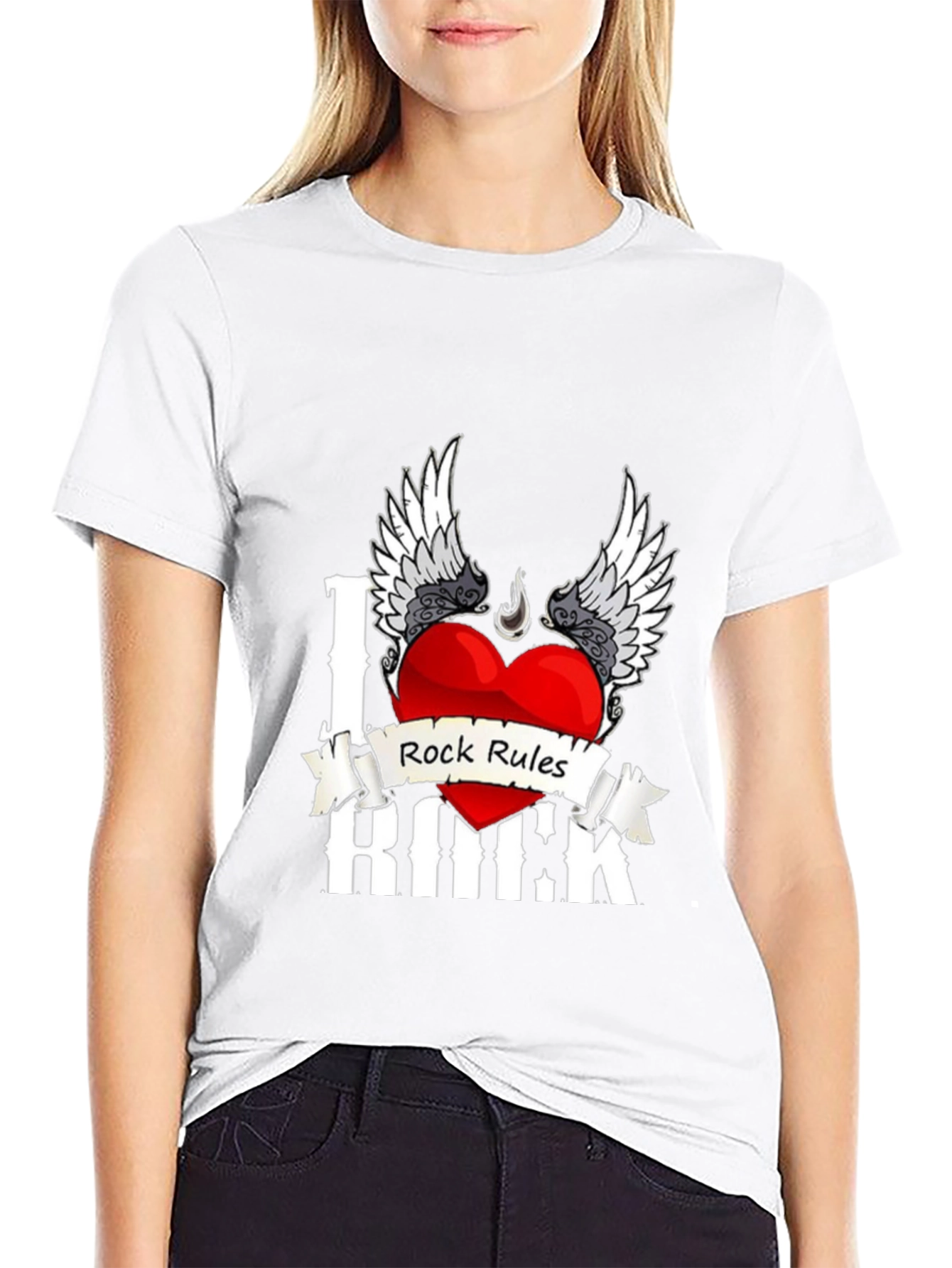 I Heart Rock Rules T-Shirt